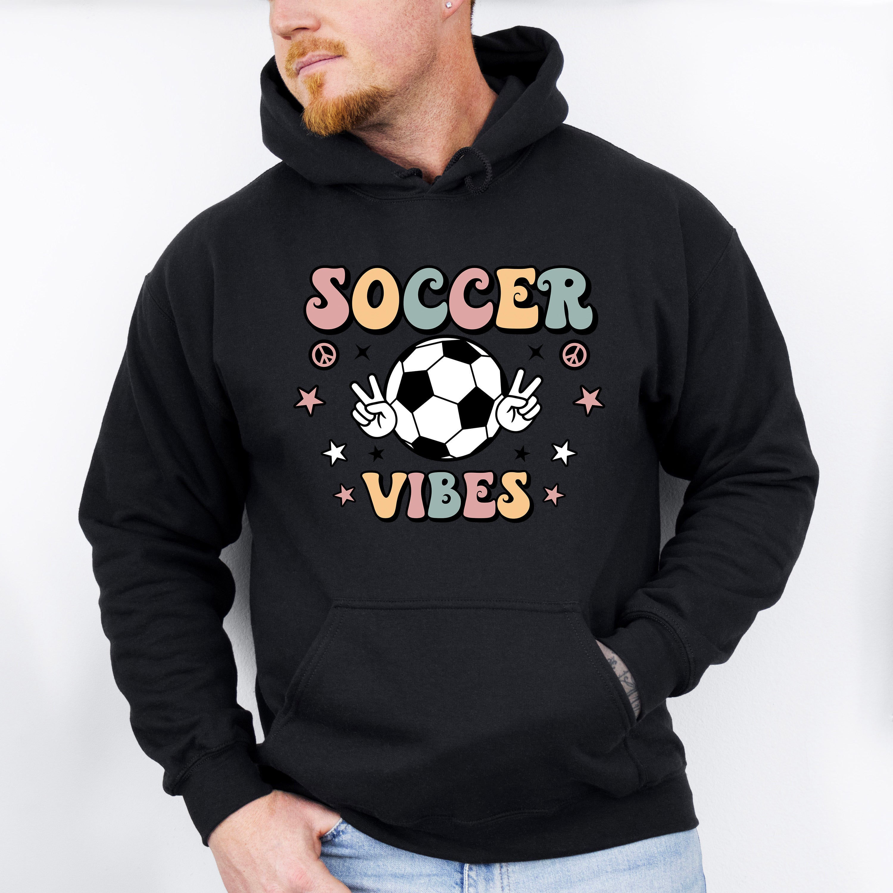 Peace Soccer Vibes - Soccer Unisex Crewneck T-Shirt Sweatshirt Hoodie