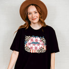 US Flag Lips Design - Soccer Unisex Crewneck T-Shirt Sweatshirt Hoodie