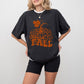 Hello Fall Pumpkin - Fall Unisex Crewneck T-Shirt Sweatshirt Hoodie