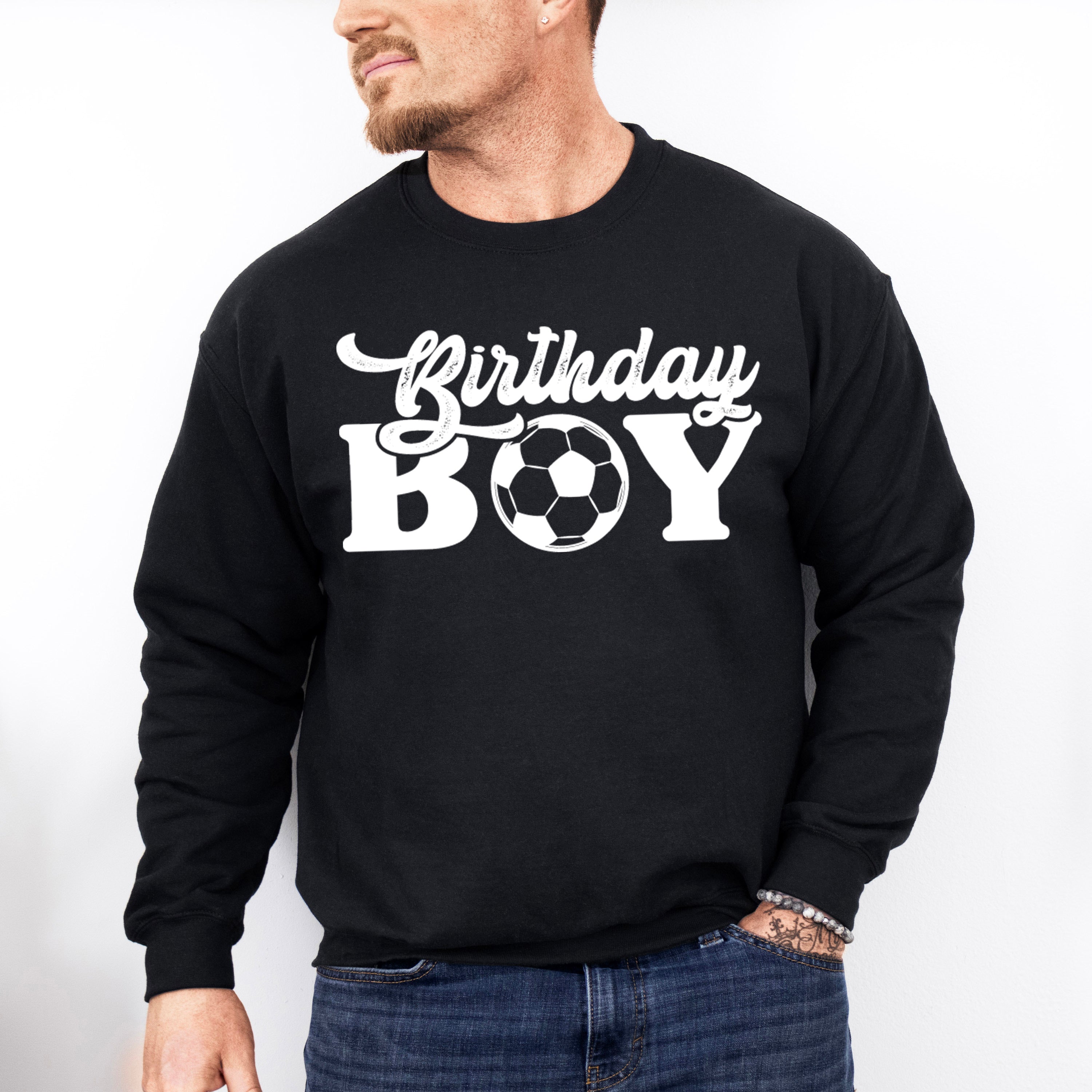 Birthday Boy - Soccer Unisex Crewneck T-Shirt Sweatshirt Hoodie