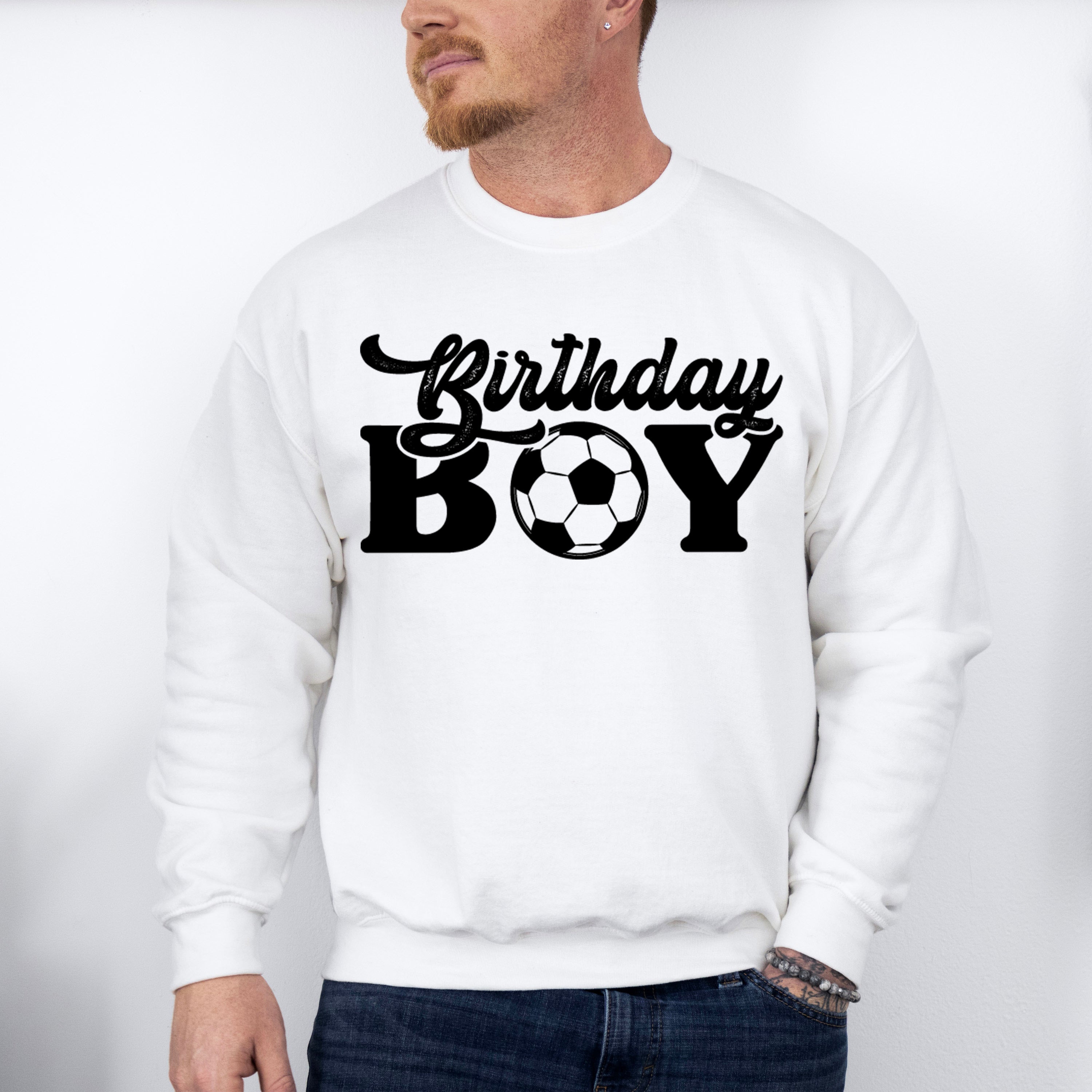 Birthday Boy - Soccer Unisex Crewneck T-Shirt Sweatshirt Hoodie