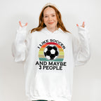 I Like Soccer And Maybe 3 People - Soccer Unisex Crewneck T-Shirt Sweatshirt Hoodie