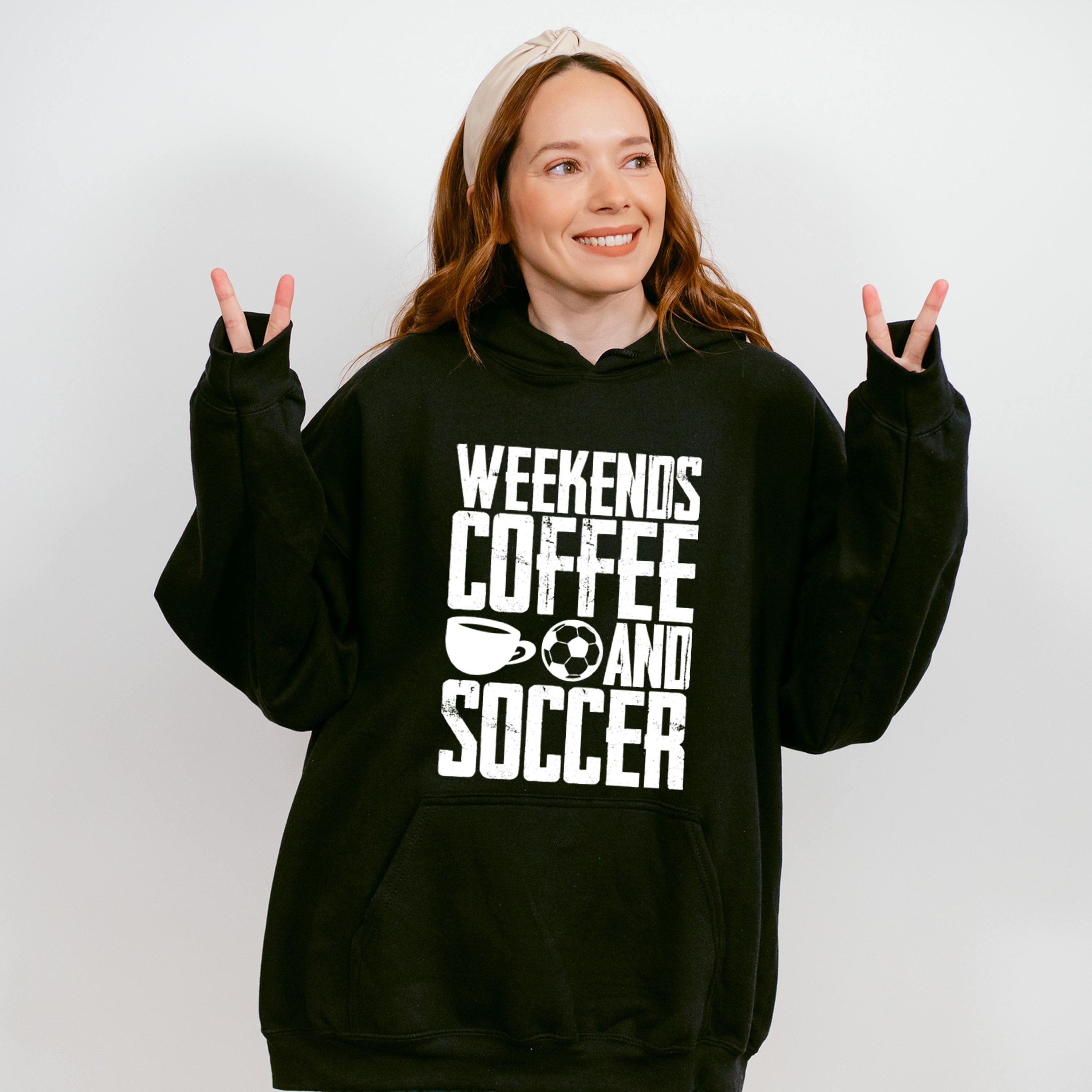 Weekends Coffee And Soccer - Soccer Unisex Crewneck T-Shirt Sweatshirt Hoodie