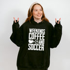 Weekends Coffee And Soccer - Soccer Unisex Crewneck T-Shirt Sweatshirt Hoodie