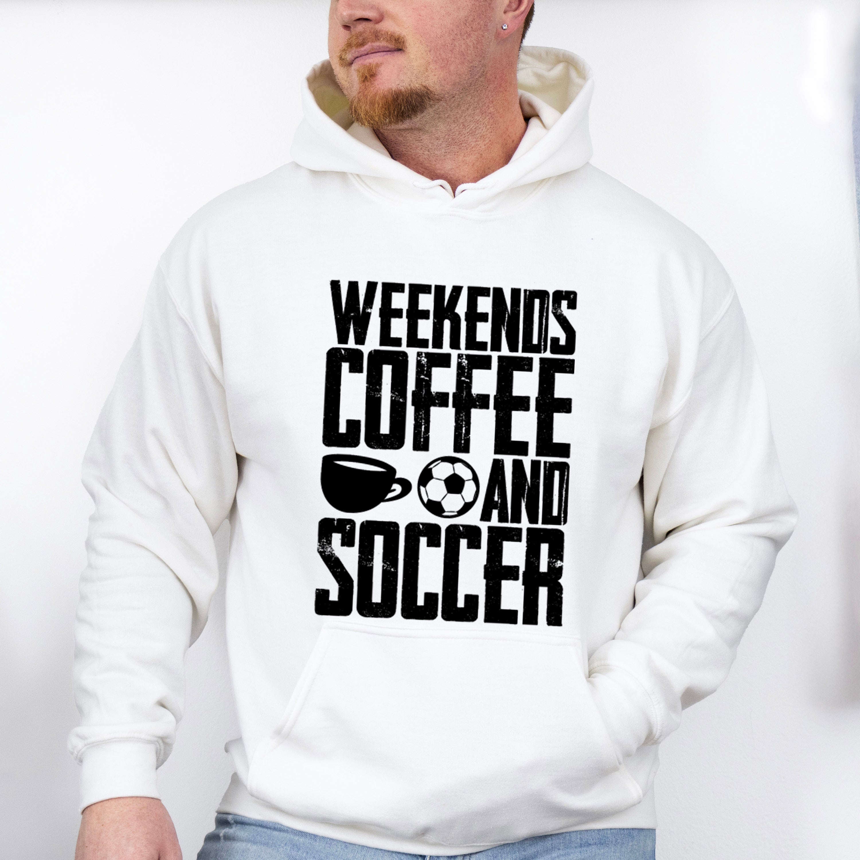 Weekends Coffee And Soccer - Soccer Unisex Crewneck T-Shirt Sweatshirt Hoodie