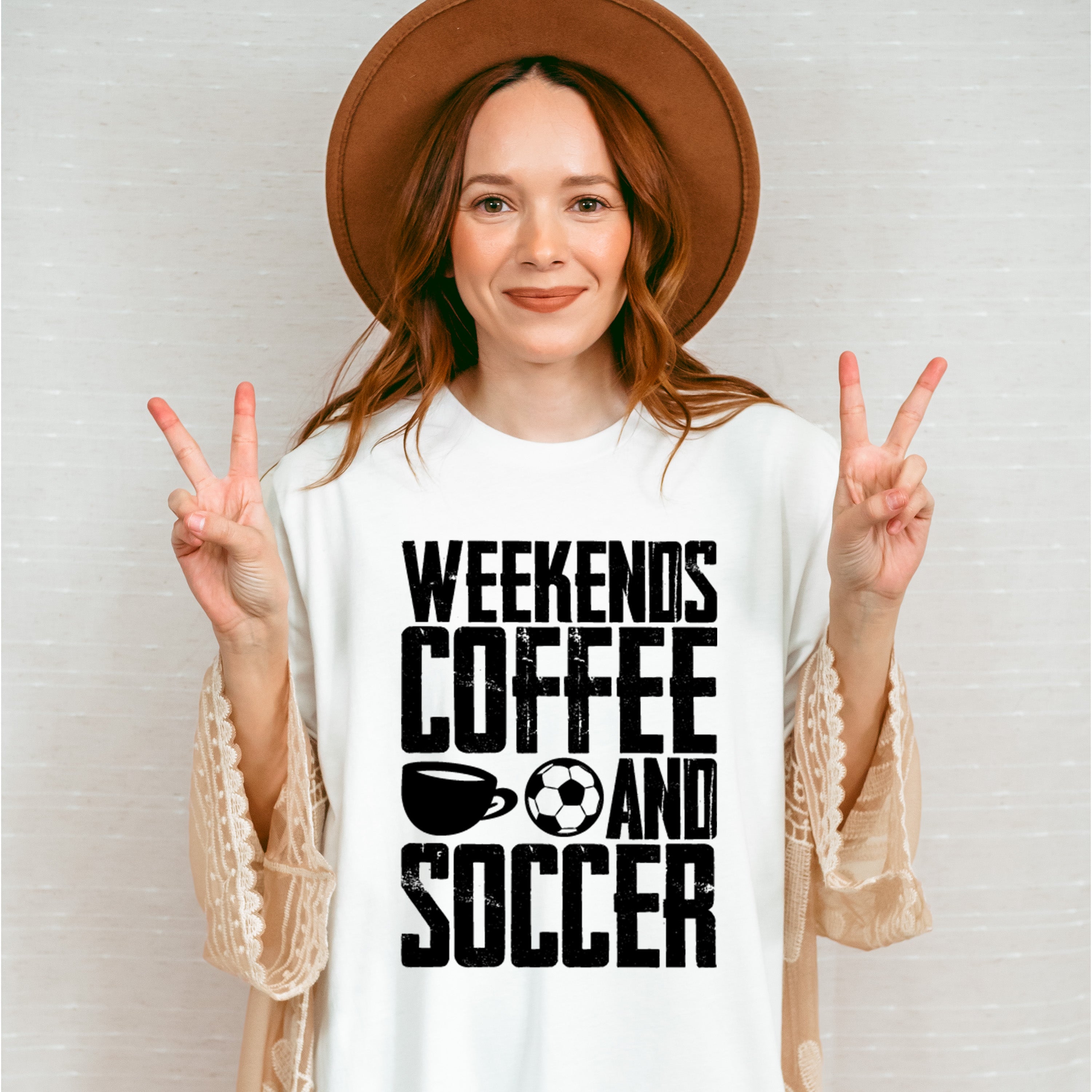 Weekends Coffee And Soccer - Soccer Unisex Crewneck T-Shirt Sweatshirt Hoodie