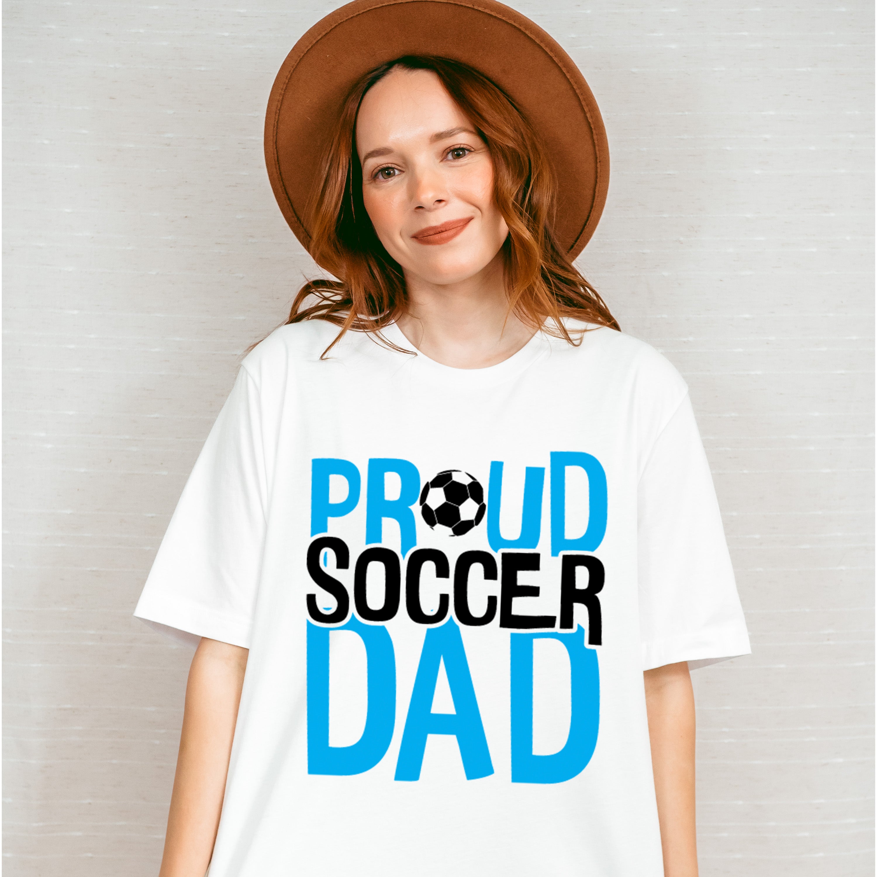 Proud Soccer Dad - Soccer Unisex Crewneck T-Shirt Sweatshirt Hoodie