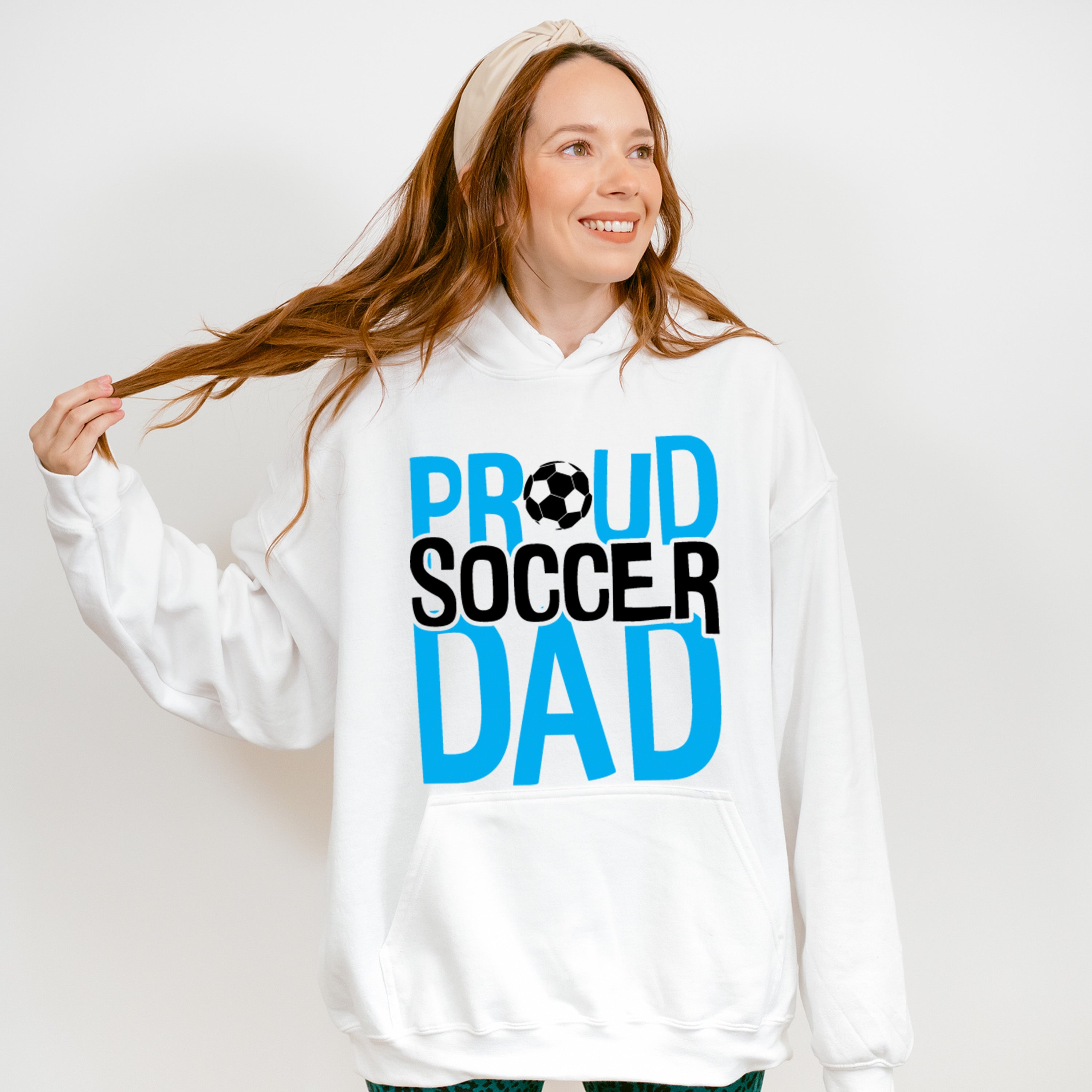Proud Soccer Dad - Soccer Unisex Crewneck T-Shirt Sweatshirt Hoodie