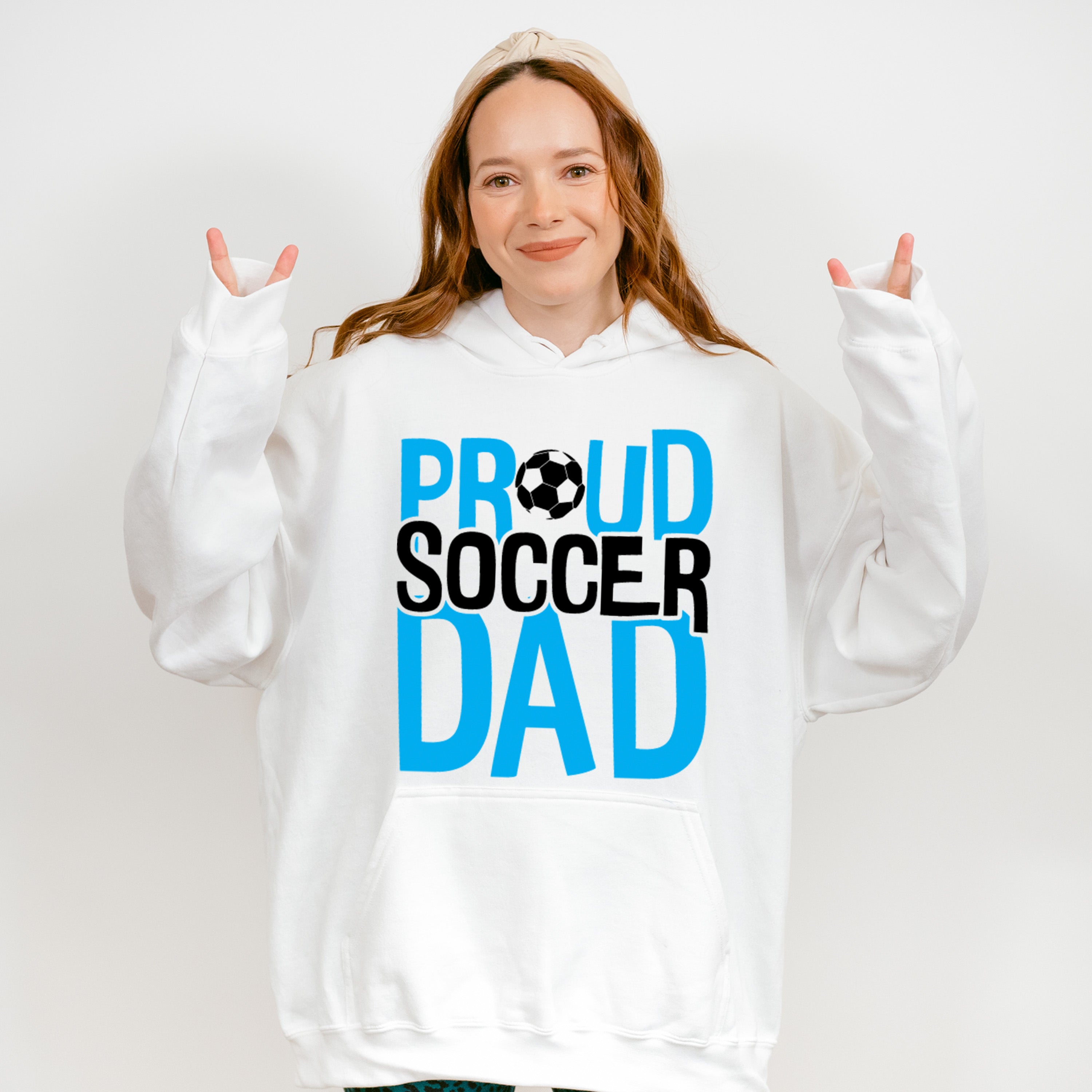 Proud Soccer Dad - Soccer Unisex Crewneck T-Shirt Sweatshirt Hoodie