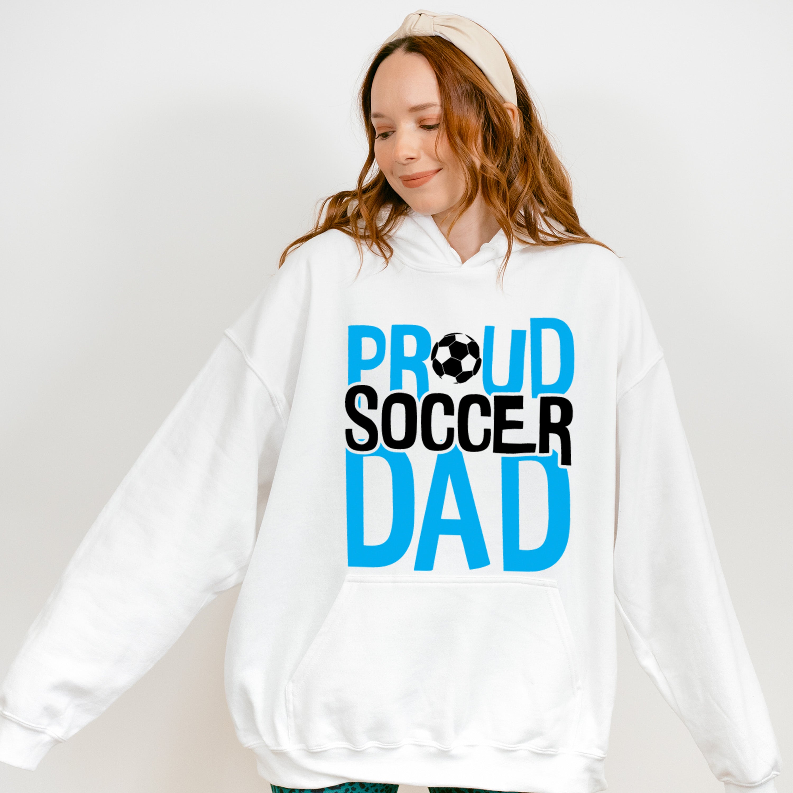 Proud Soccer Dad - Soccer Unisex Crewneck T-Shirt Sweatshirt Hoodie