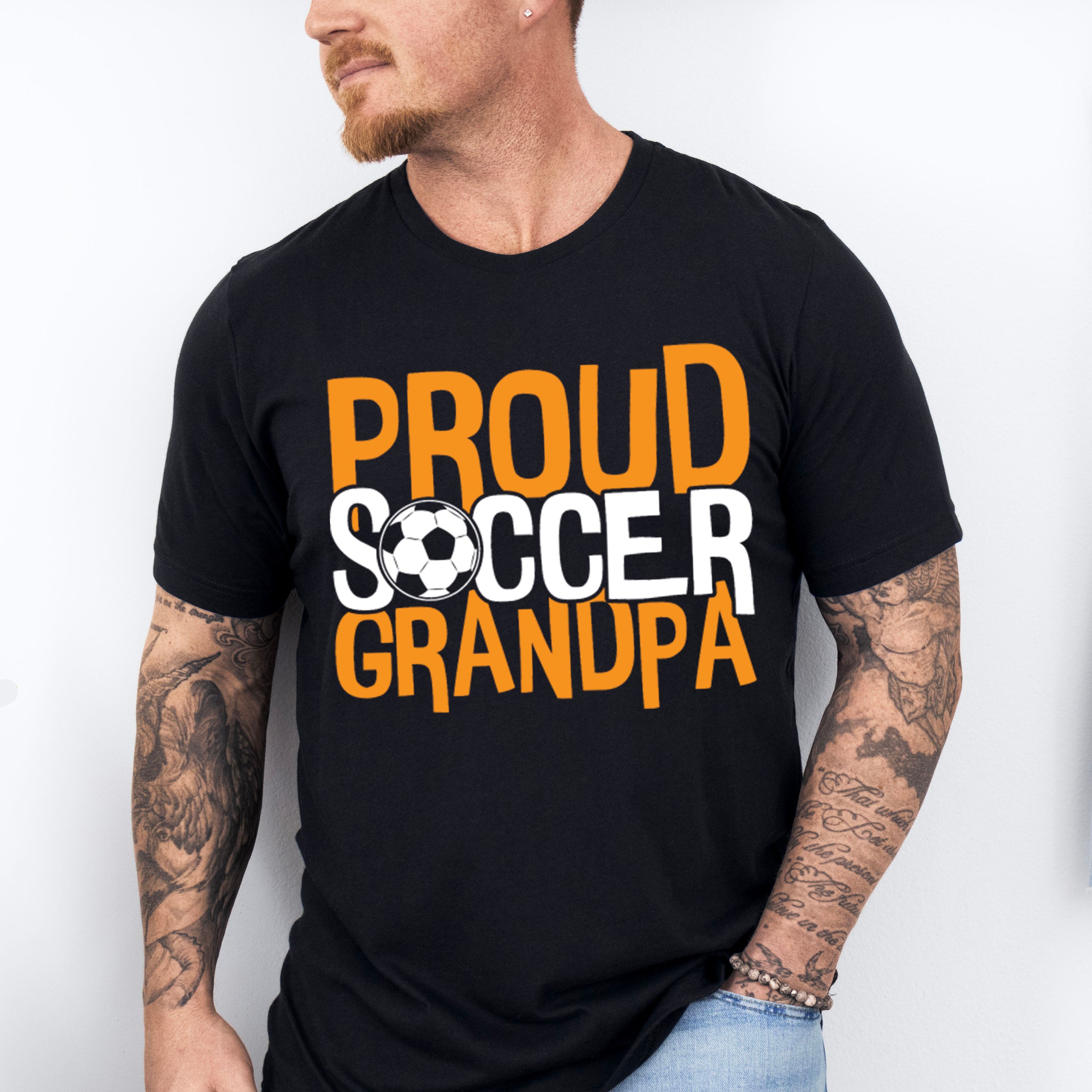 Proud Soccer Grandpa - Soccer Unisex Crewneck T-Shirt Sweatshirt Hoodie