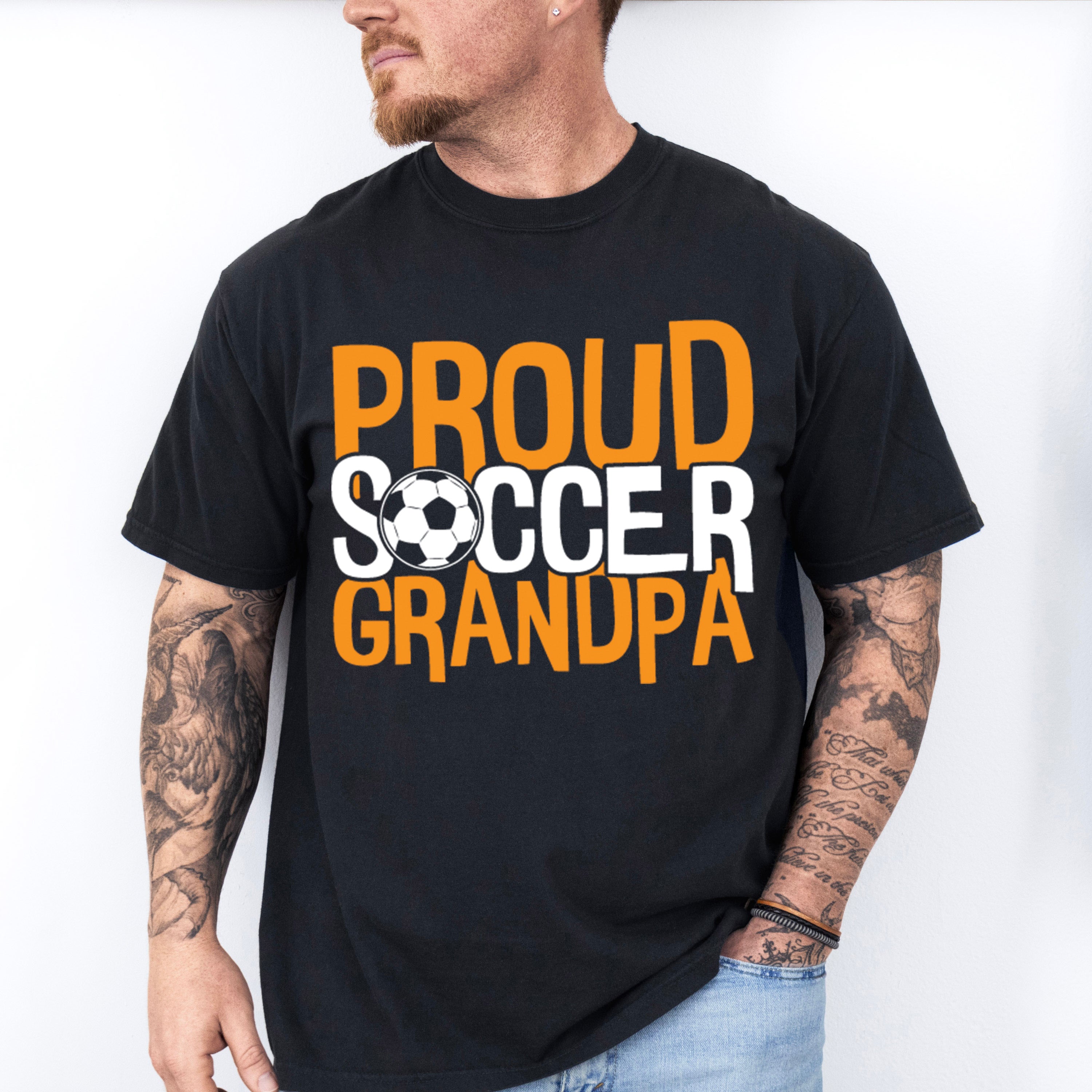 Proud Soccer Grandpa - Soccer Unisex Crewneck T-Shirt Sweatshirt Hoodie