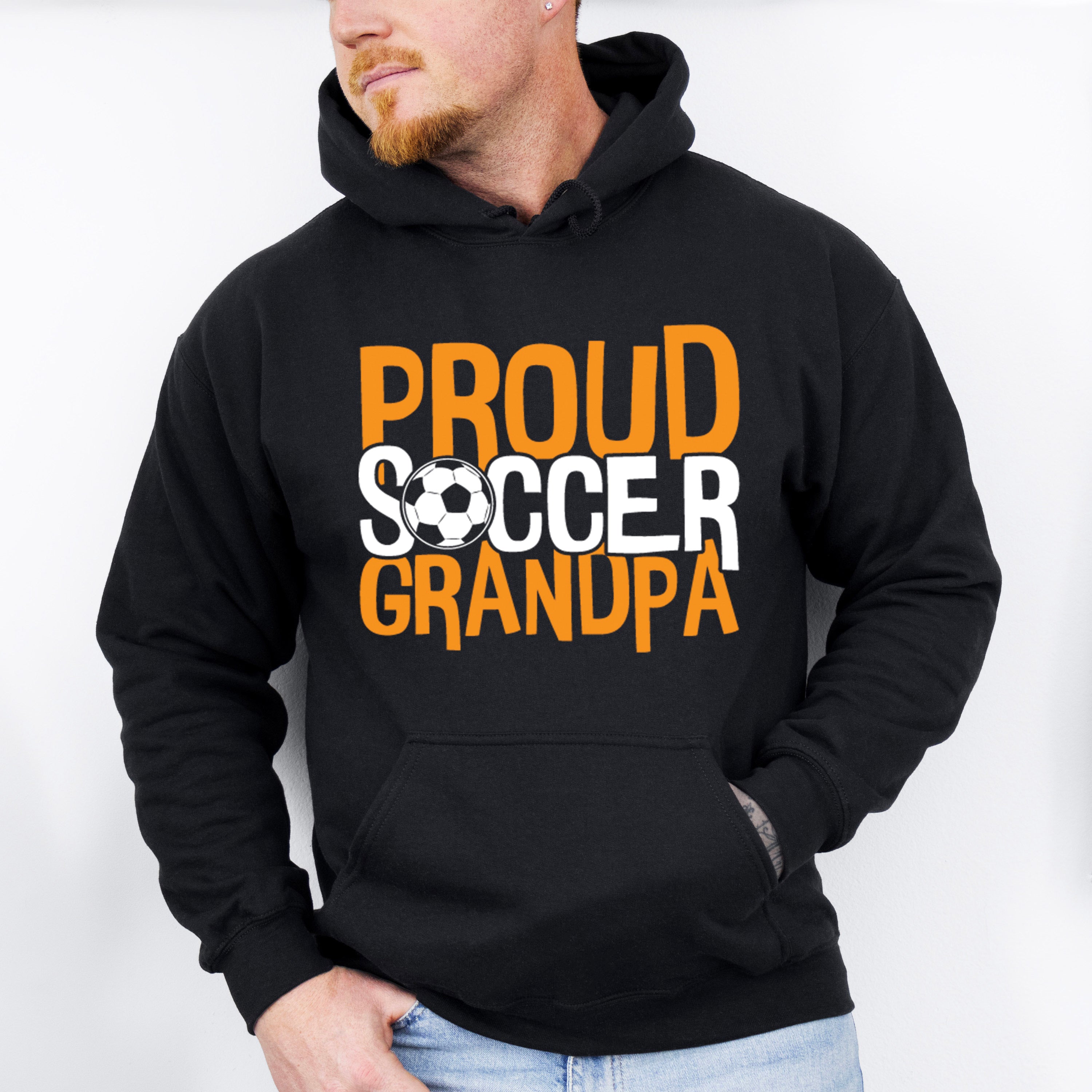 Proud Soccer Grandpa - Soccer Unisex Crewneck T-Shirt Sweatshirt Hoodie