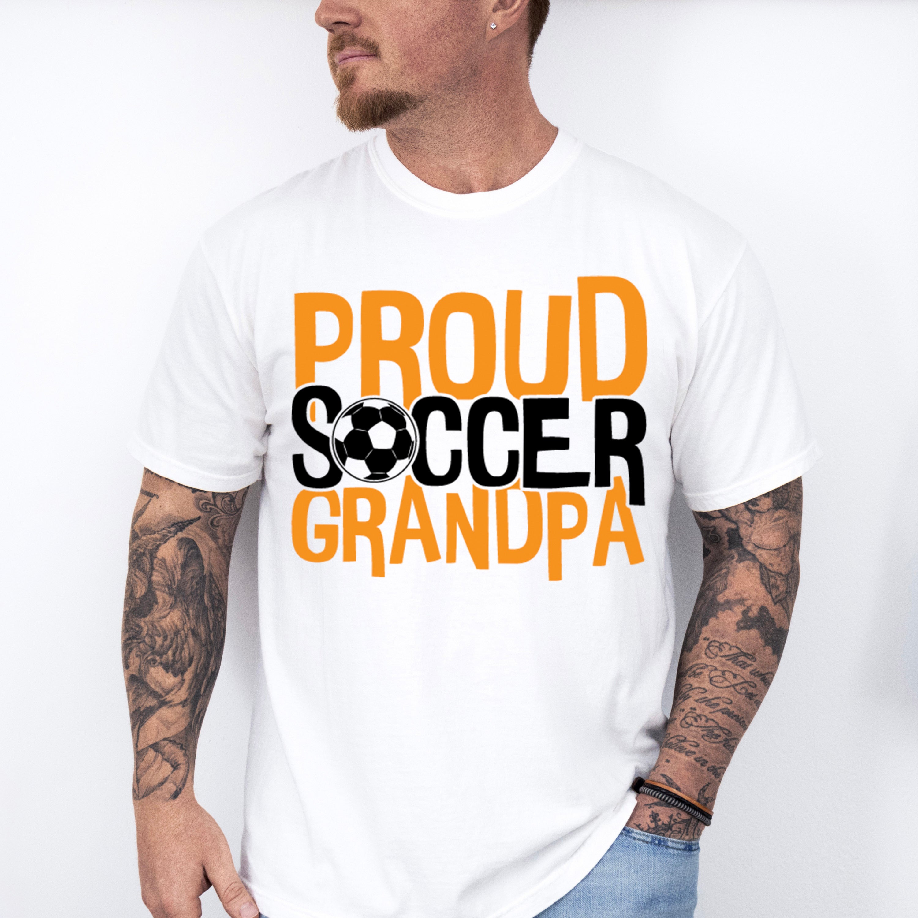 Proud Soccer Grandpa - Soccer Unisex Crewneck T-Shirt Sweatshirt Hoodie