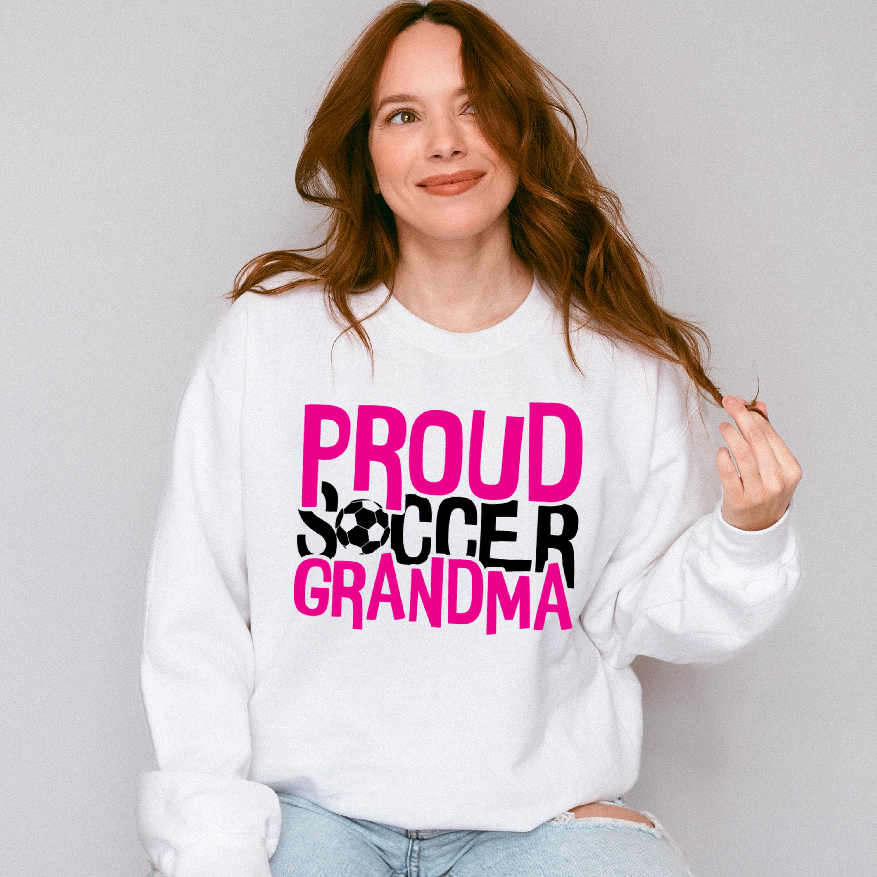 Proud Soccer Grandma - Soccer Unisex Crewneck T-Shirt Sweatshirt Hoodie