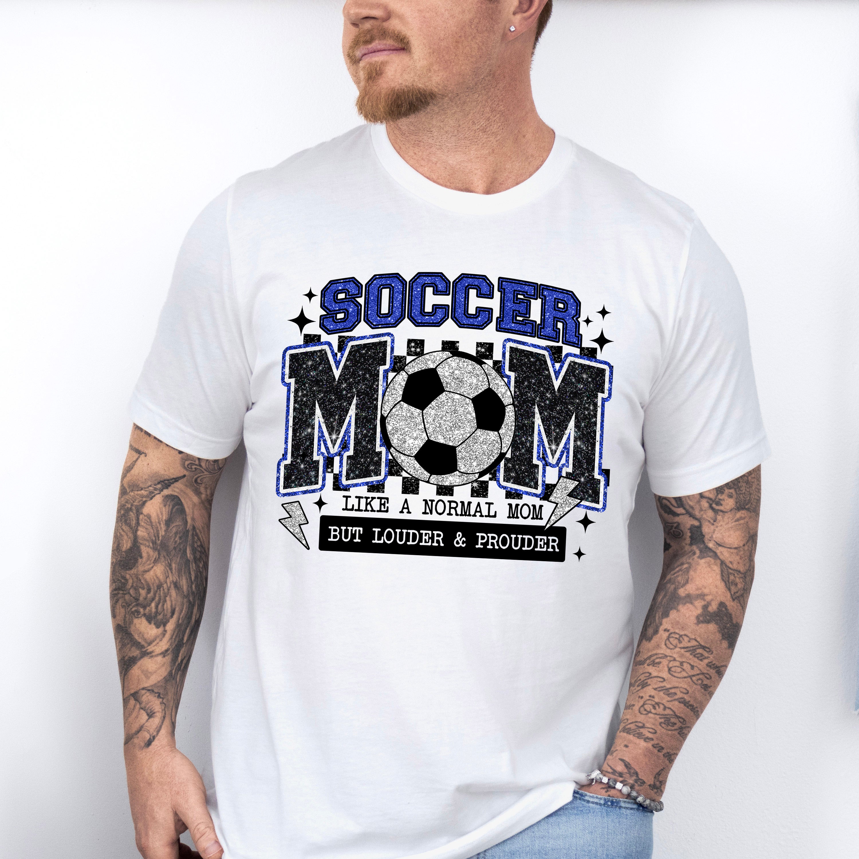Soccer Mom Like A Normal Mom - Soccer Unisex Crewneck T-Shirt Sweatshirt Hoodie