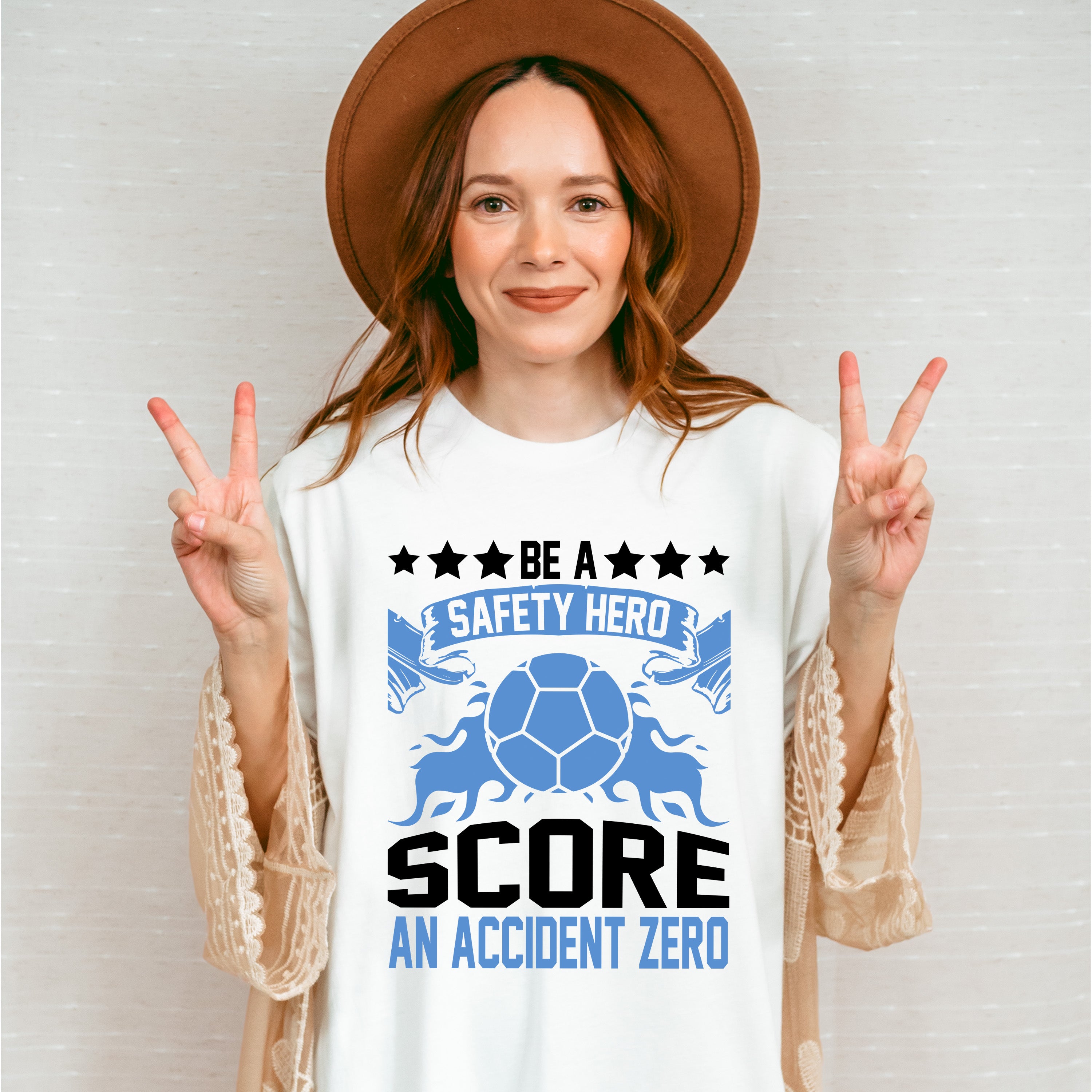 Be A Safety Hero Score An Accident Zero - Soccer Unisex Crewneck T-Shirt Sweatshirt Hoodie