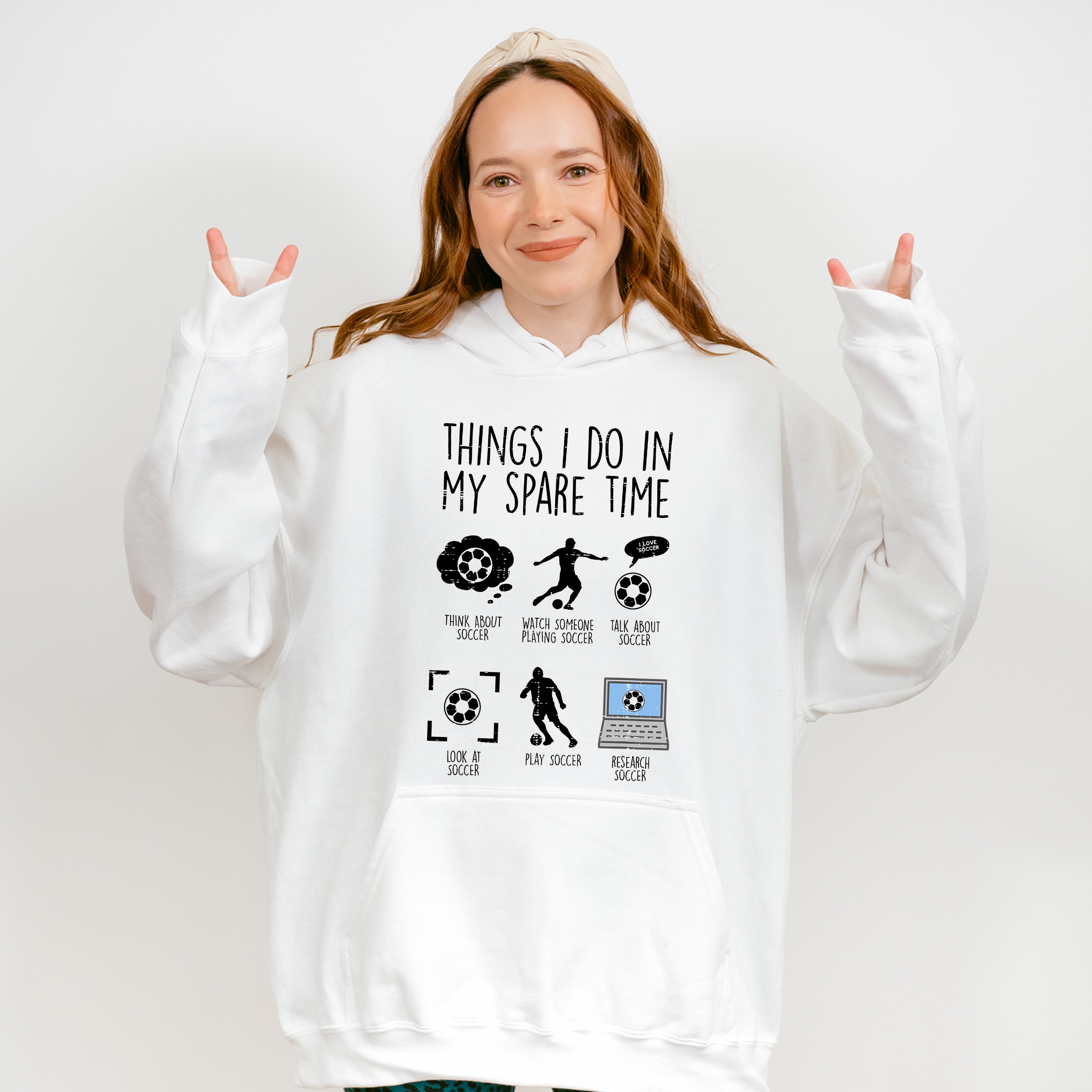 Things I Do In My Spare Time - Soccer Unisex Crewneck T-Shirt Sweatshirt Hoodie