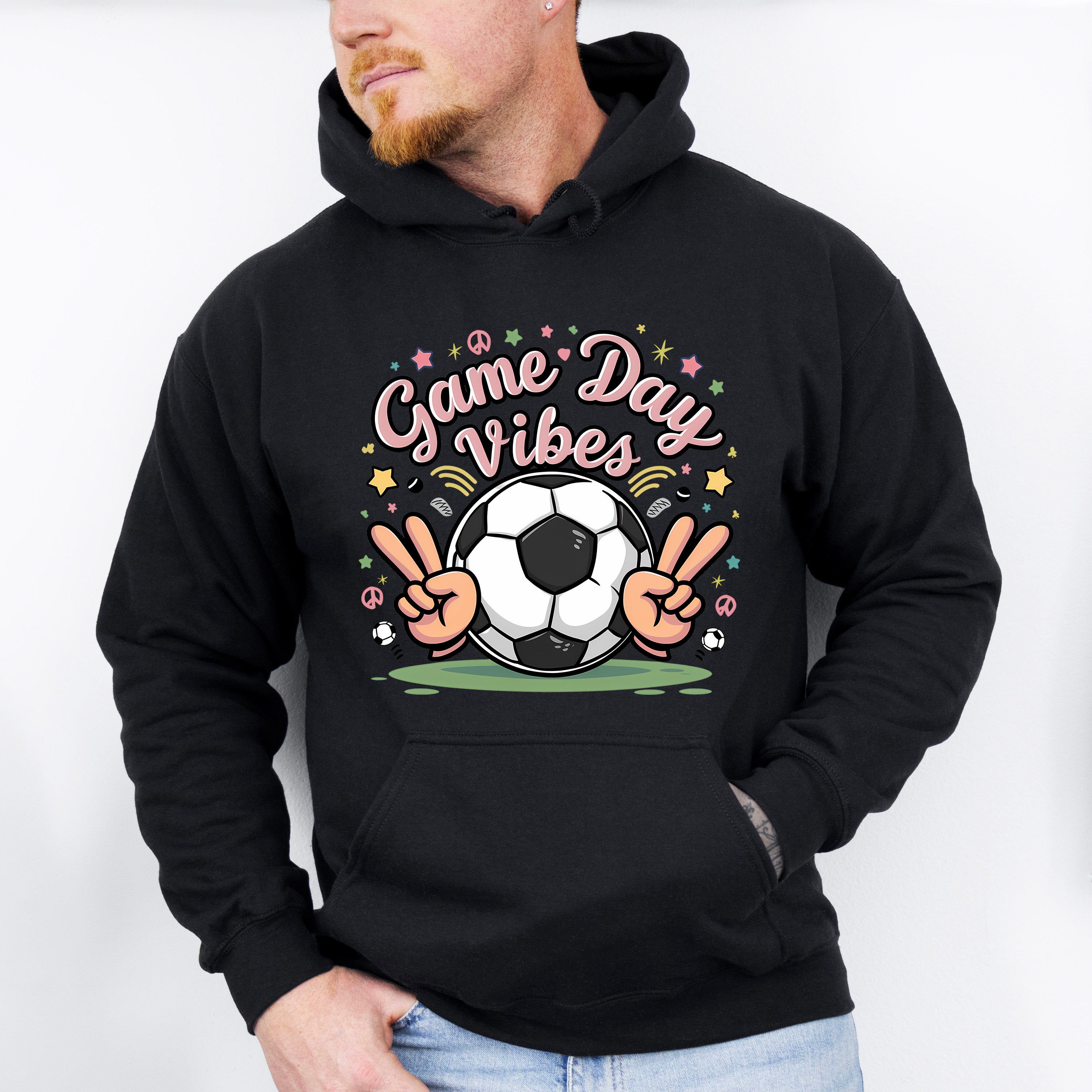 Game Day Vibes Soccer Ball Design - Soccer Unisex Crewneck T-Shirt Sweatshirt Hoodie