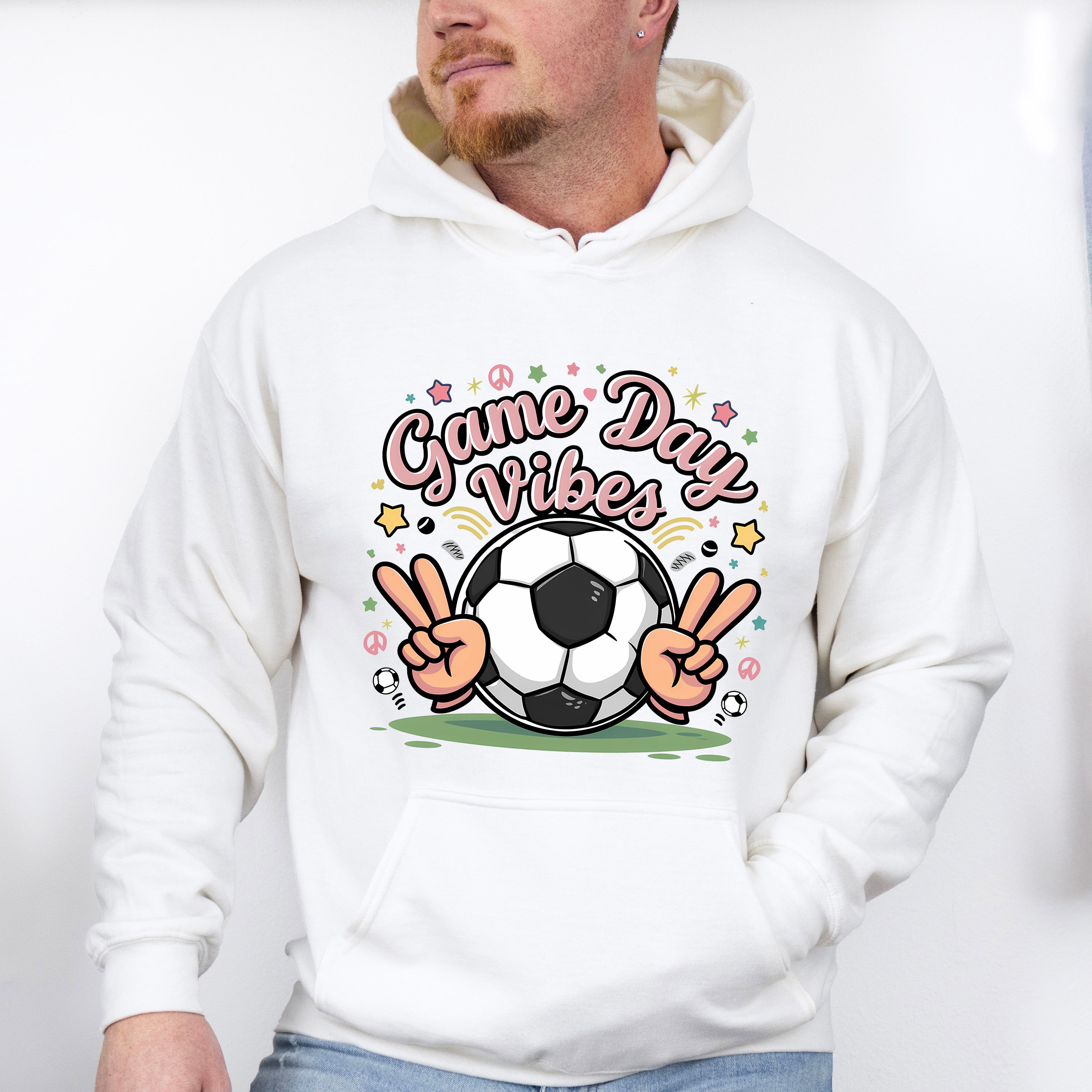 Game Day Vibes Soccer Ball Design - Soccer Unisex Crewneck T-Shirt Sweatshirt Hoodie