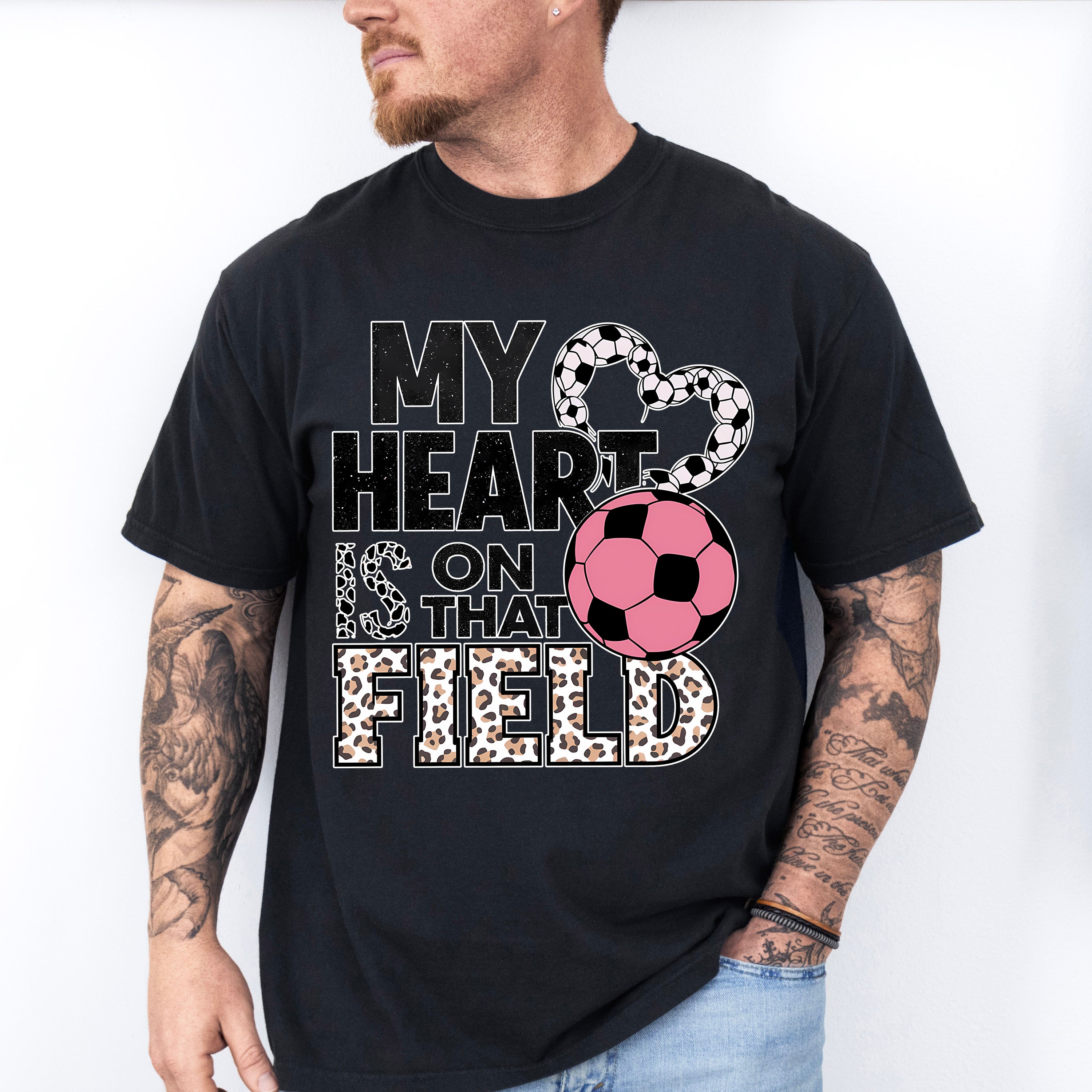 My Heart Is On That Field - Soccer Unisex Crewneck T-Shirt Sweatshirt Hoodie