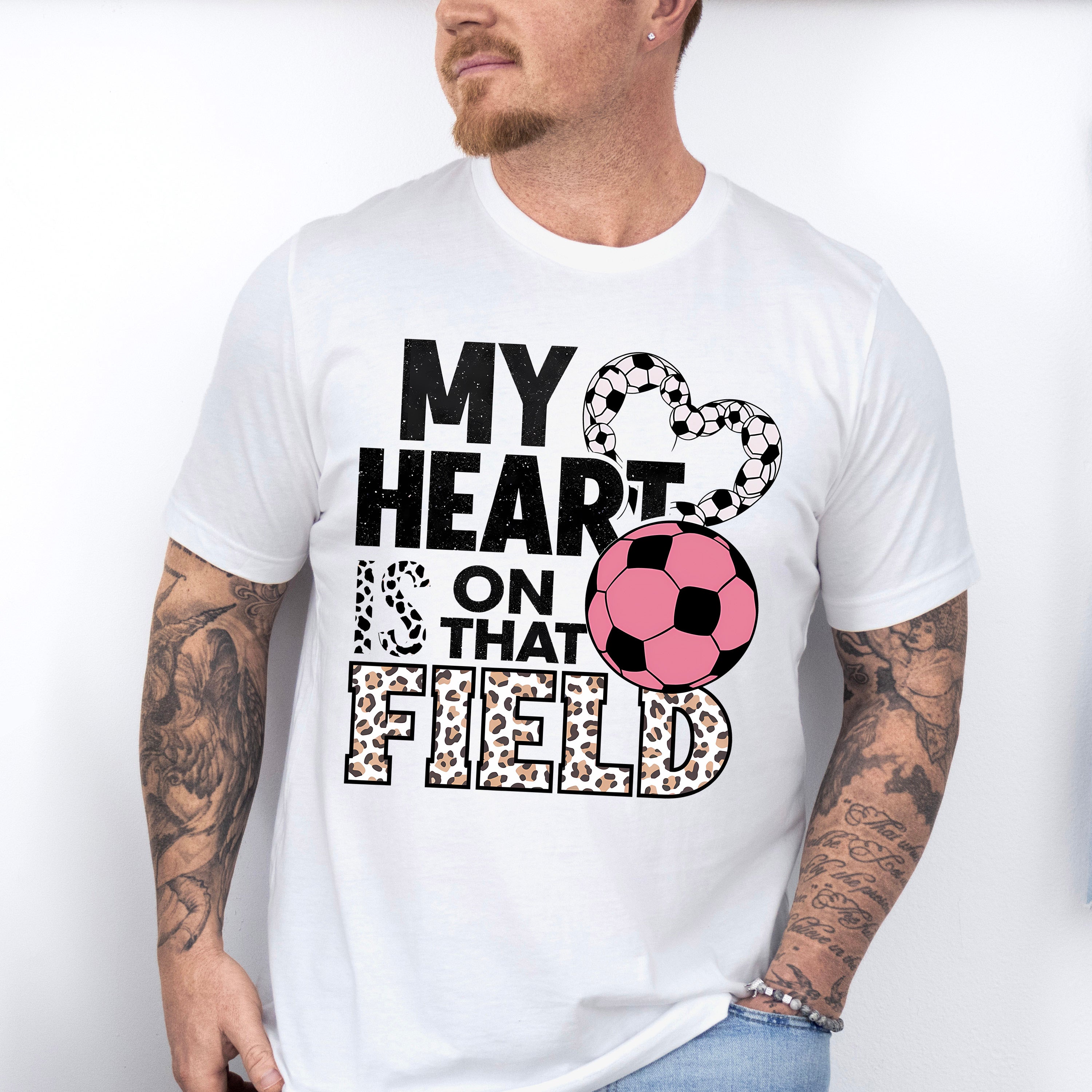 My Heart Is On That Field - Soccer Unisex Crewneck T-Shirt Sweatshirt Hoodie