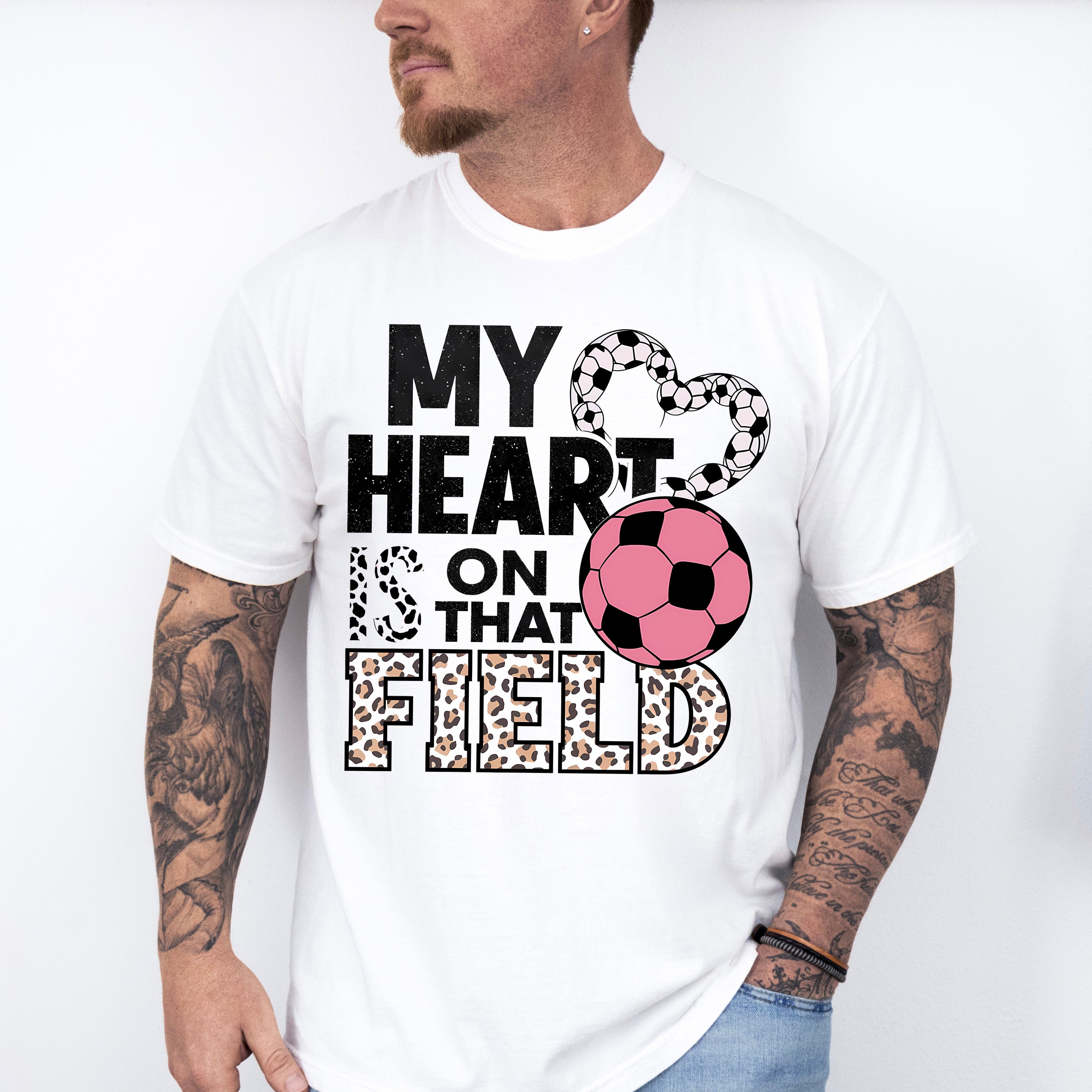 My Heart Is On That Field - Soccer Unisex Crewneck T-Shirt Sweatshirt Hoodie