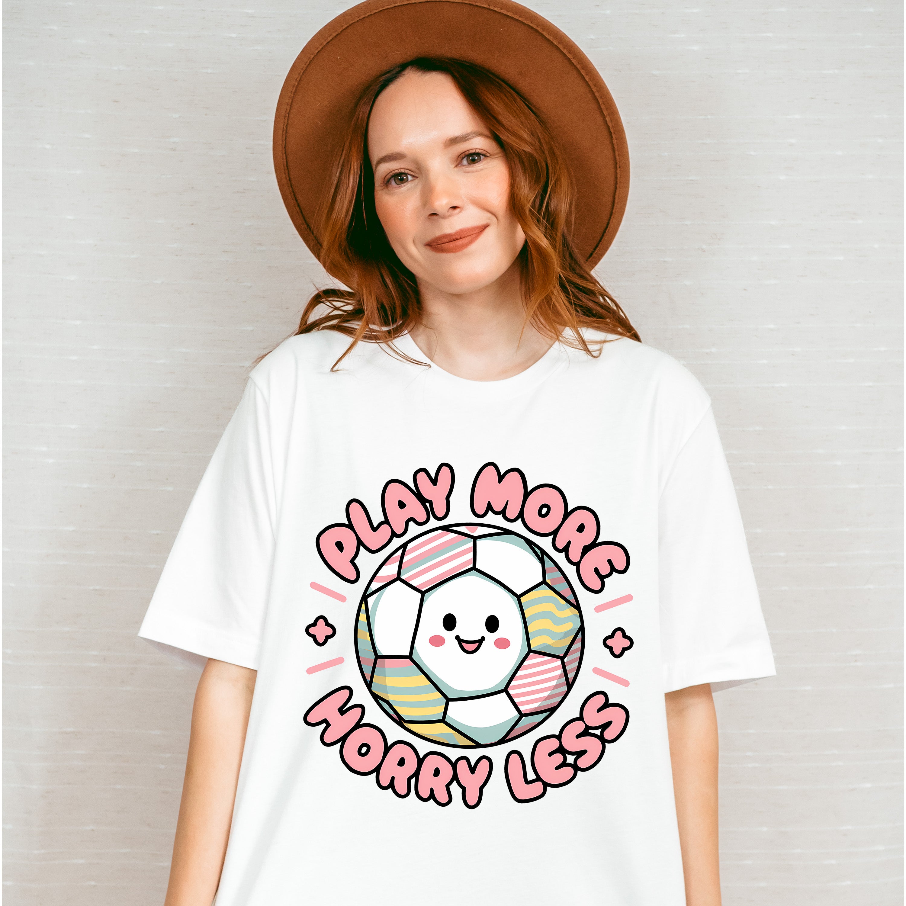 Play More Horry Less - Soccer Unisex Crewneck T-Shirt Sweatshirt Hoodie