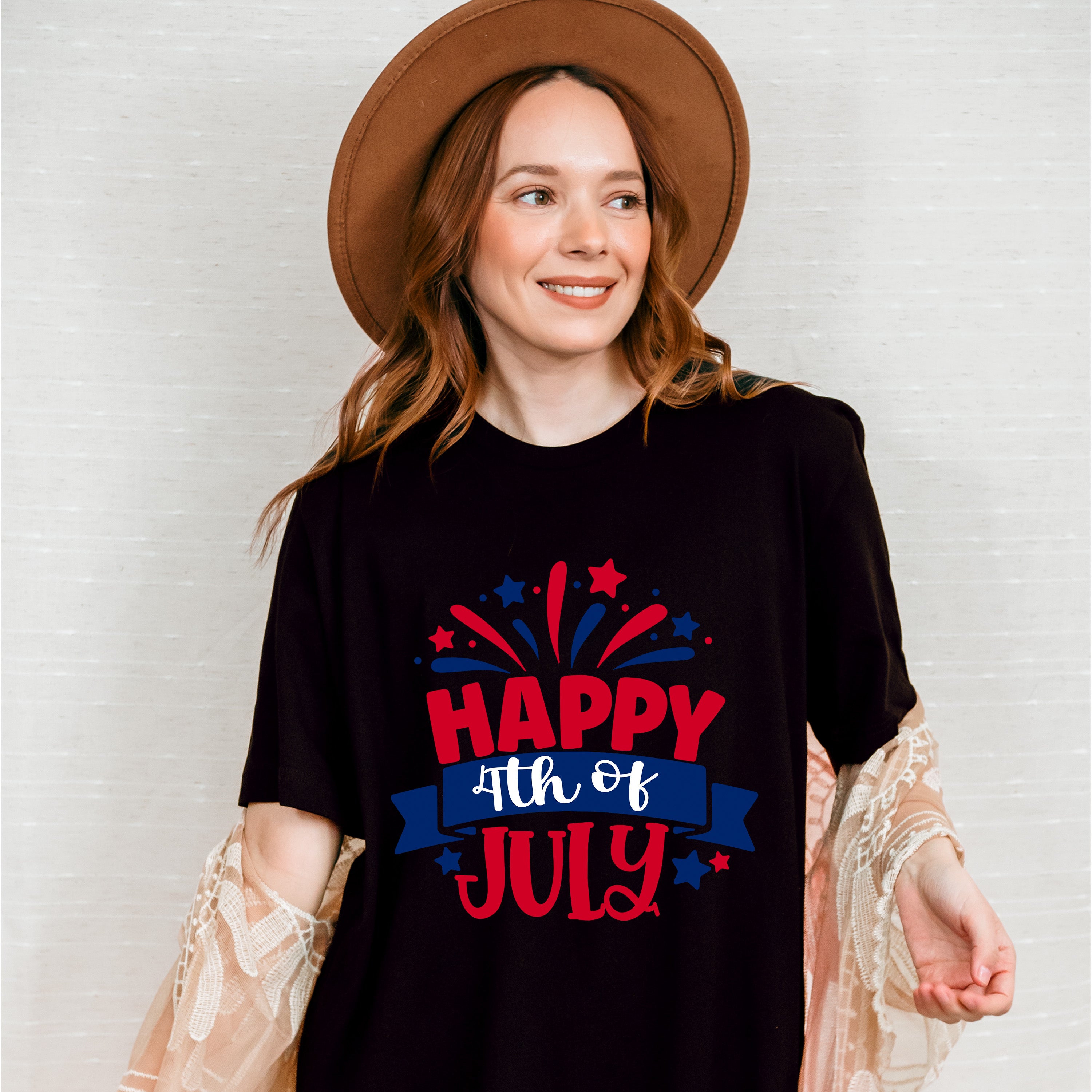 Happy 4Th Of July Unisex Crewneck T-Shirt Sweatshirt Hoodie