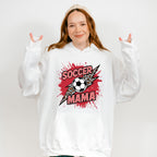 Soccer Mama Leopard Background Design - Soccer Unisex Crewneck T-Shirt Sweatshirt Hoodie