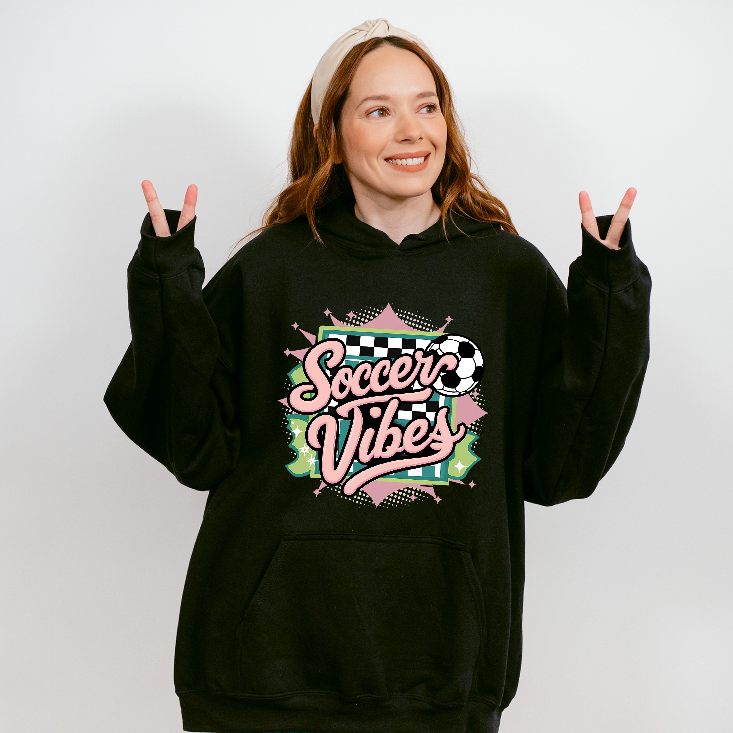Soccer Vibes Design - Soccer Unisex Crewneck T-Shirt Sweatshirt Hoodie