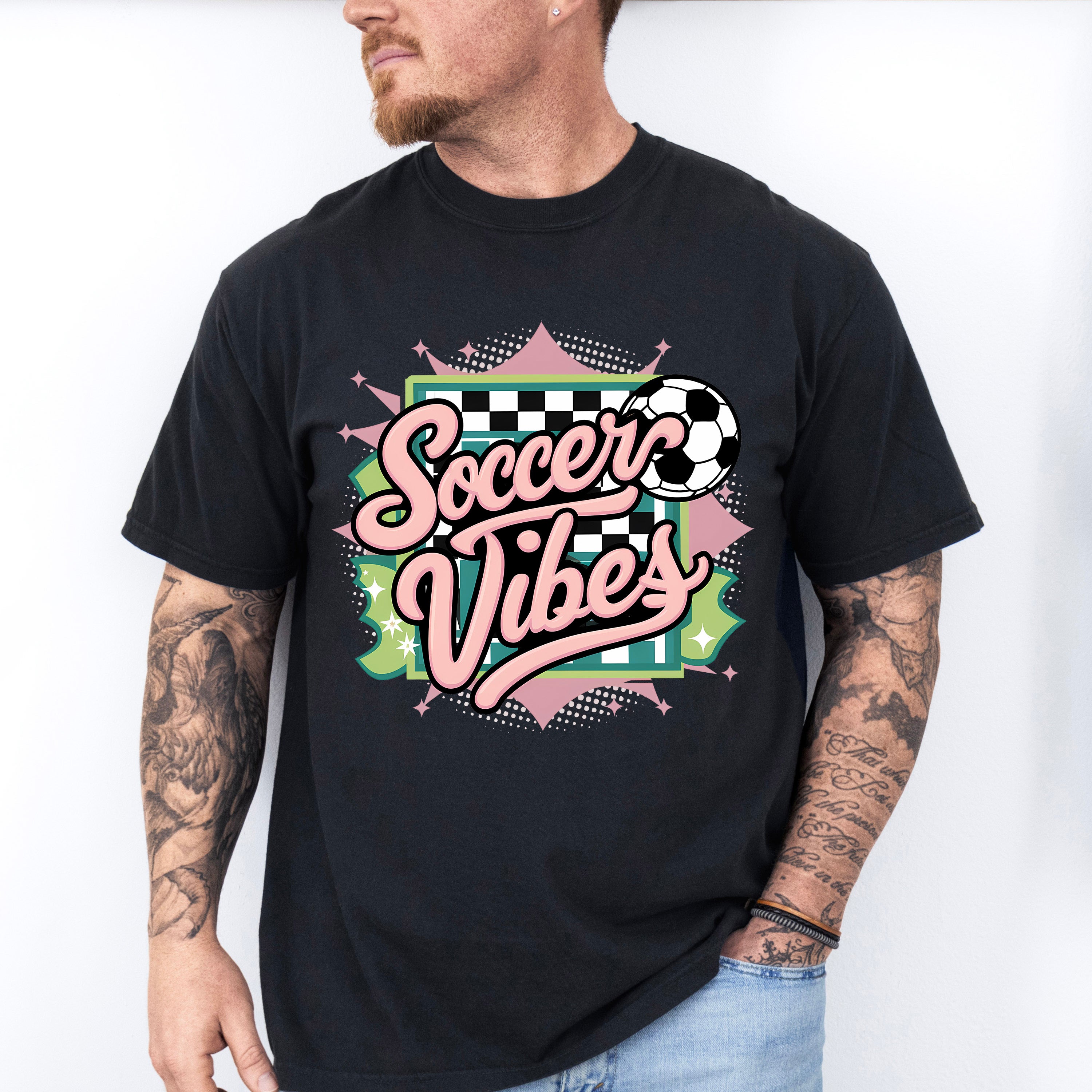 Soccer Vibes Design - Soccer Unisex Crewneck T-Shirt Sweatshirt Hoodie
