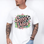 Soccer Vibes Design - Soccer Unisex Crewneck T-Shirt Sweatshirt Hoodie