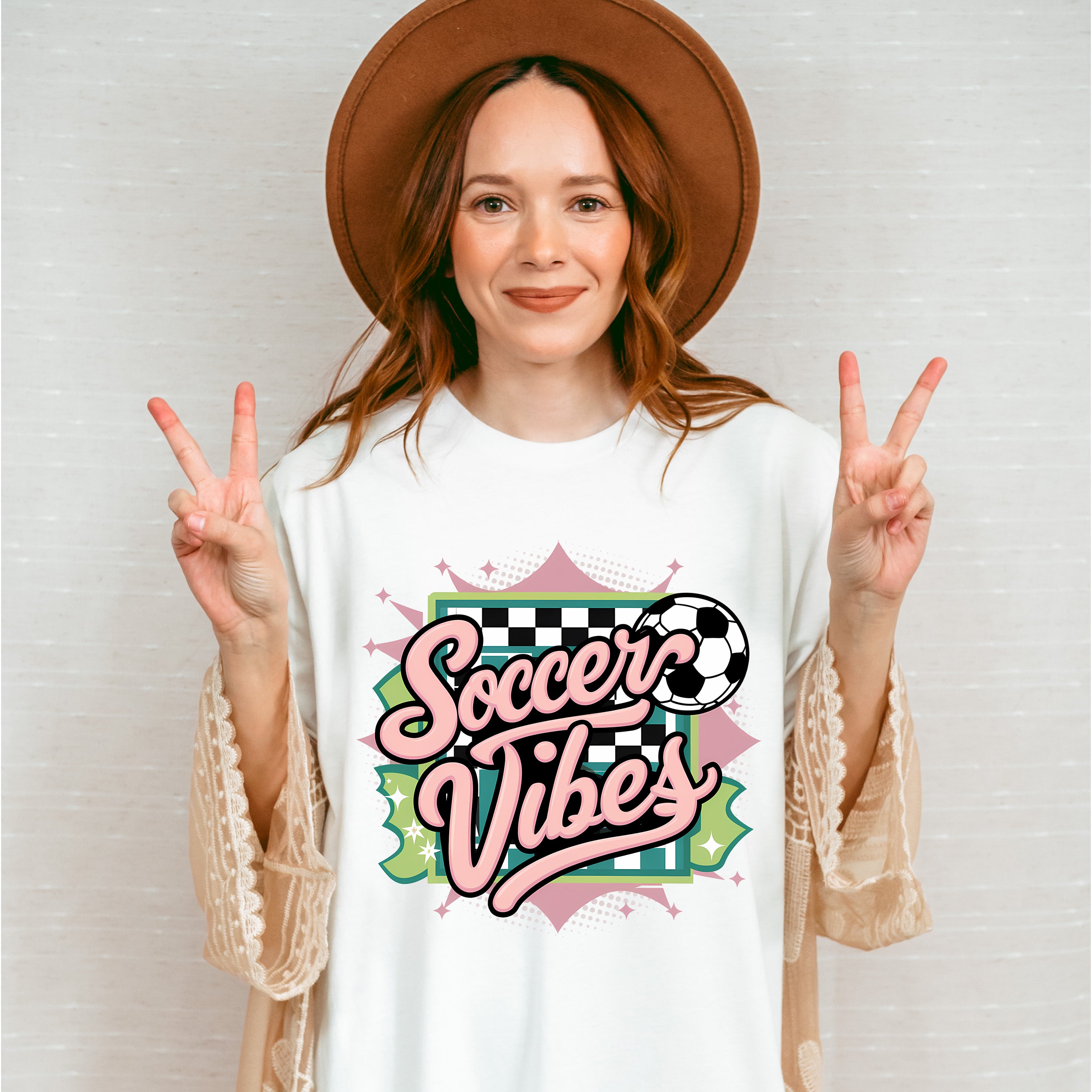 Soccer Vibes Design - Soccer Unisex Crewneck T-Shirt Sweatshirt Hoodie