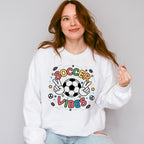 Soccer Vibes Peace Sign Soccer Ball Design - Soccer Unisex Crewneck T-Shirt Sweatshirt Hoodie