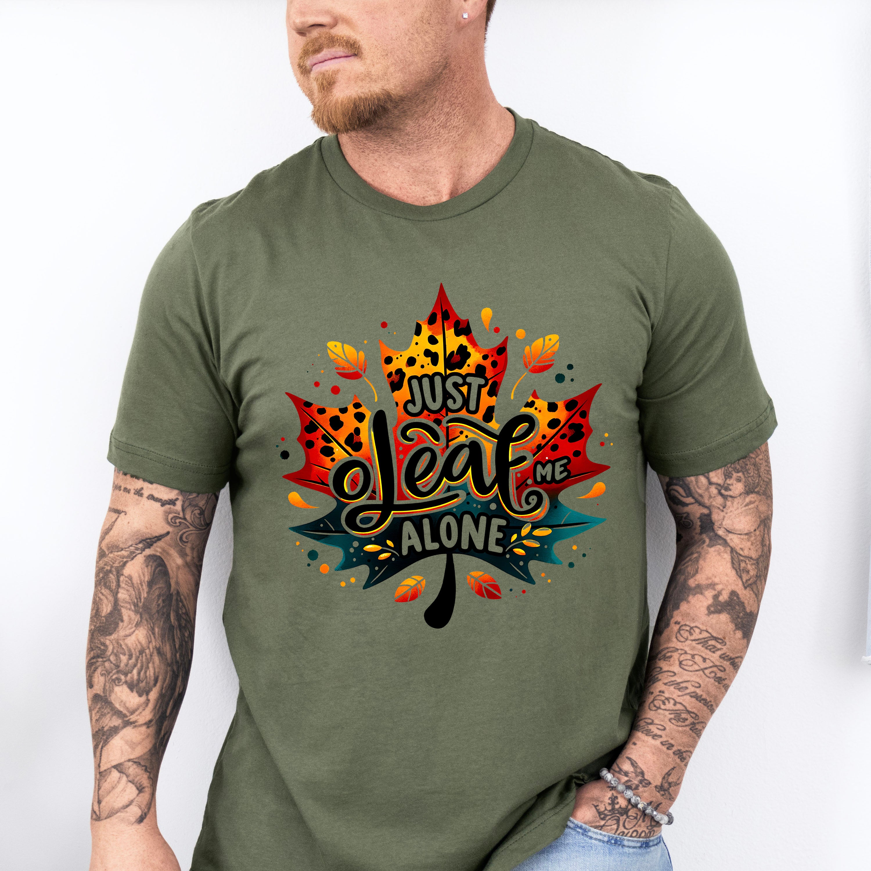 Just Leaf Me Alone - Fall Unisex Crewneck T-Shirt Sweatshirt Hoodie