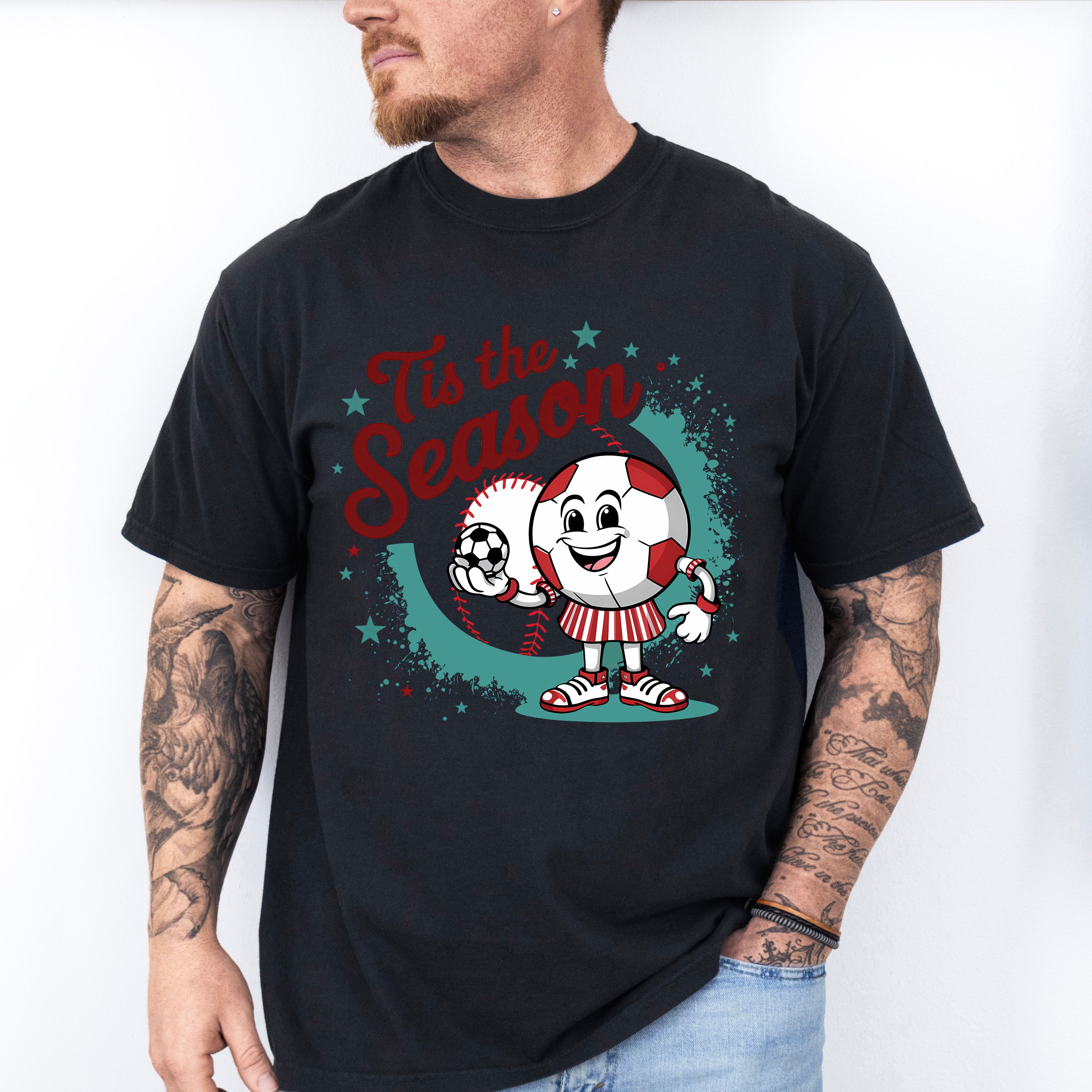 Tis The Season - Soccer Unisex Crewneck T-Shirt Sweatshirt Hoodie