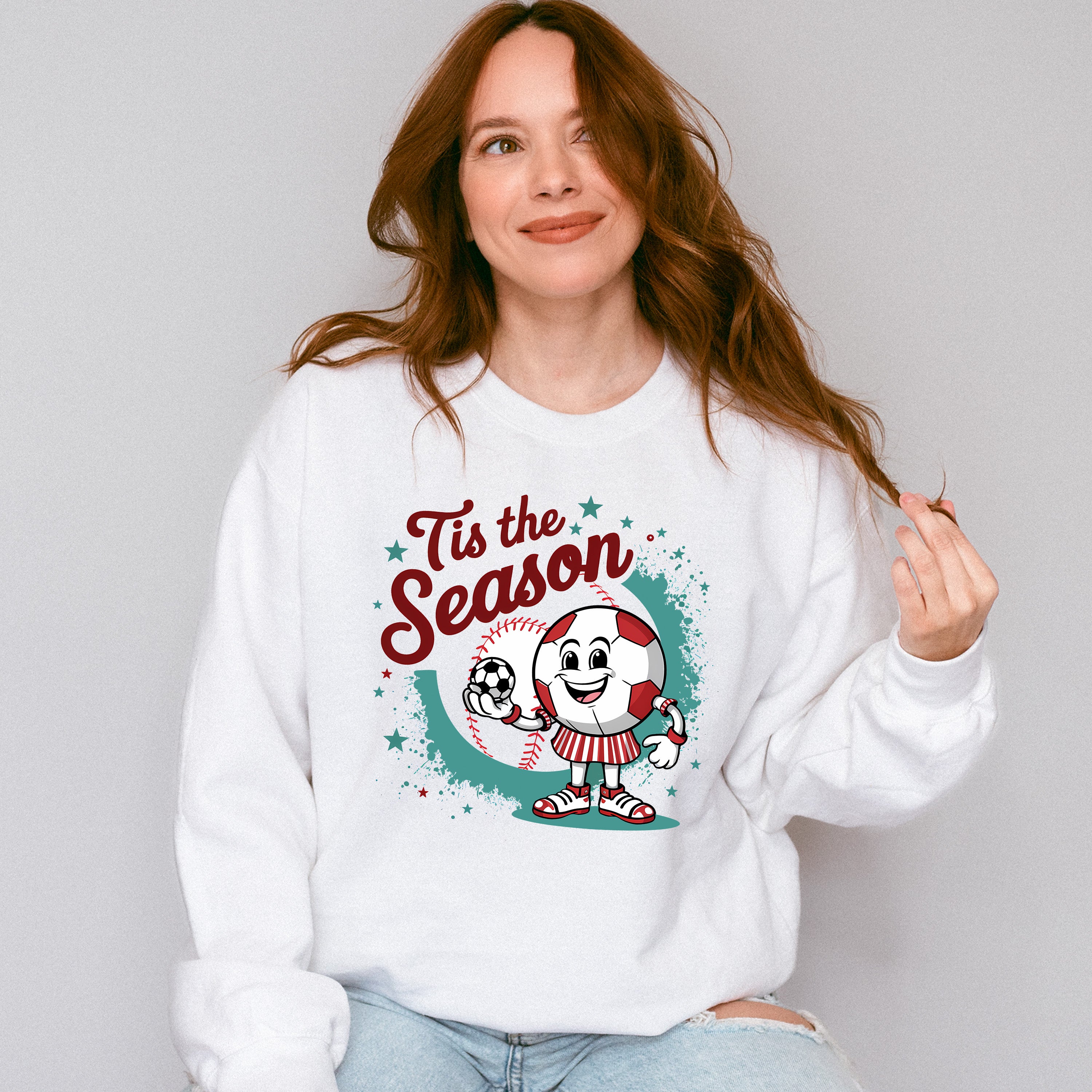 Tis The Season - Soccer Unisex Crewneck T-Shirt Sweatshirt Hoodie