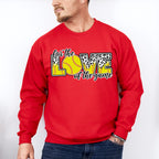 For The Love Of The Game - Softball Unisex Crewneck T-Shirt Sweatshirt Hoodie