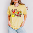 Eat Sleep Softball Repeat - Softball Unisex Crewneck T-Shirt Sweatshirt Hoodie