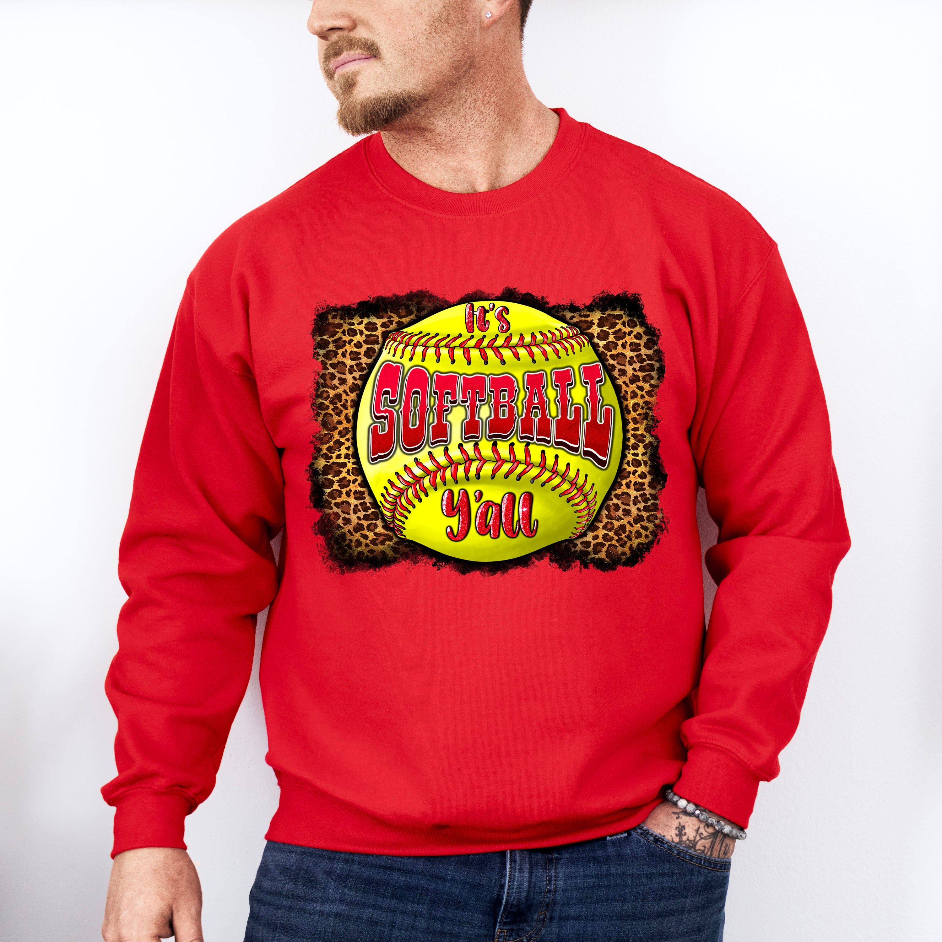It's Softball Y'all - Softball Unisex Crewneck T-Shirt Sweatshirt Hoodie