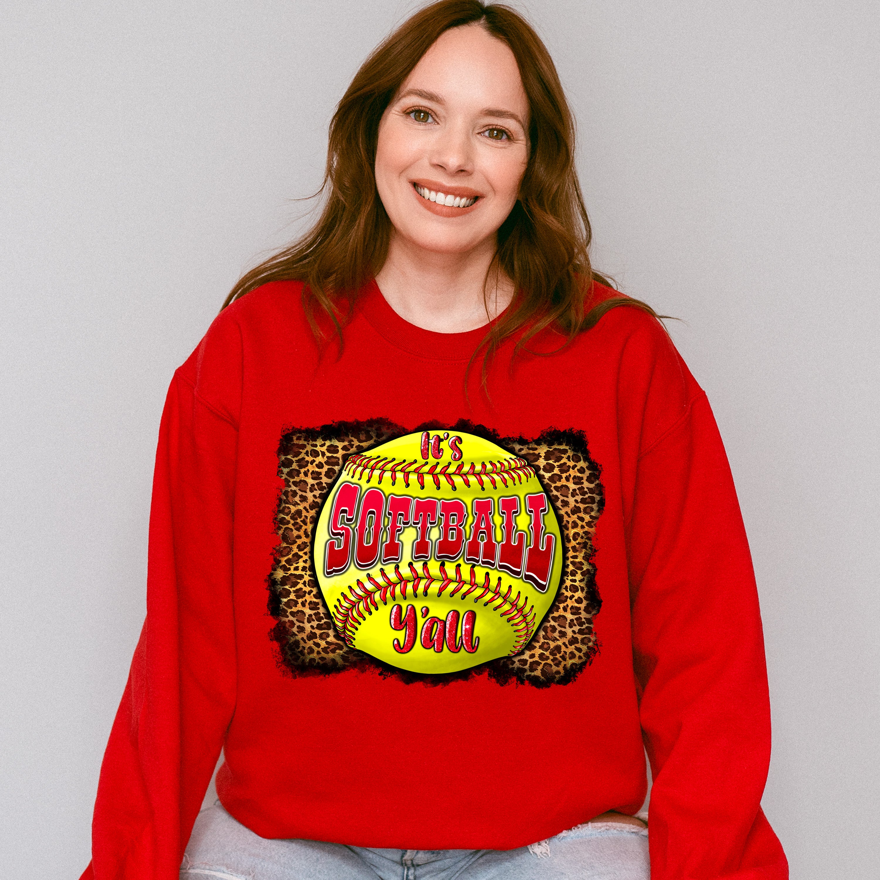It's Softball Y'all - Softball Unisex Crewneck T-Shirt Sweatshirt Hoodie