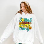 Softball It's A Girl Thing - Softball Unisex Crewneck T-Shirt Sweatshirt Hoodie