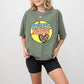 Softball Vibes Leopard Heart Design - Soccer Unisex Crewneck T-Shirt Sweatshirt Hoodie