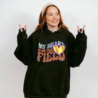 My Heart Is On That Field - Softball  Unisex Crewneck T-Shirt Sweatshirt Hoodie
