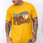 My Heart Is On That Field - Softball  Unisex Crewneck T-Shirt Sweatshirt Hoodie