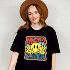 Smiley Mama Design - Softball Unisex Crewneck T-Shirt Sweatshirt Hoodie