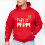 Softball Mom Bats Design - Softball Unisex Crewneck T-Shirt Sweatshirt Hoodie