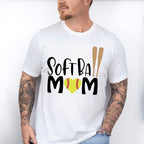 Softball Mom Bats Design - Softball Unisex Crewneck T-Shirt Sweatshirt Hoodie
