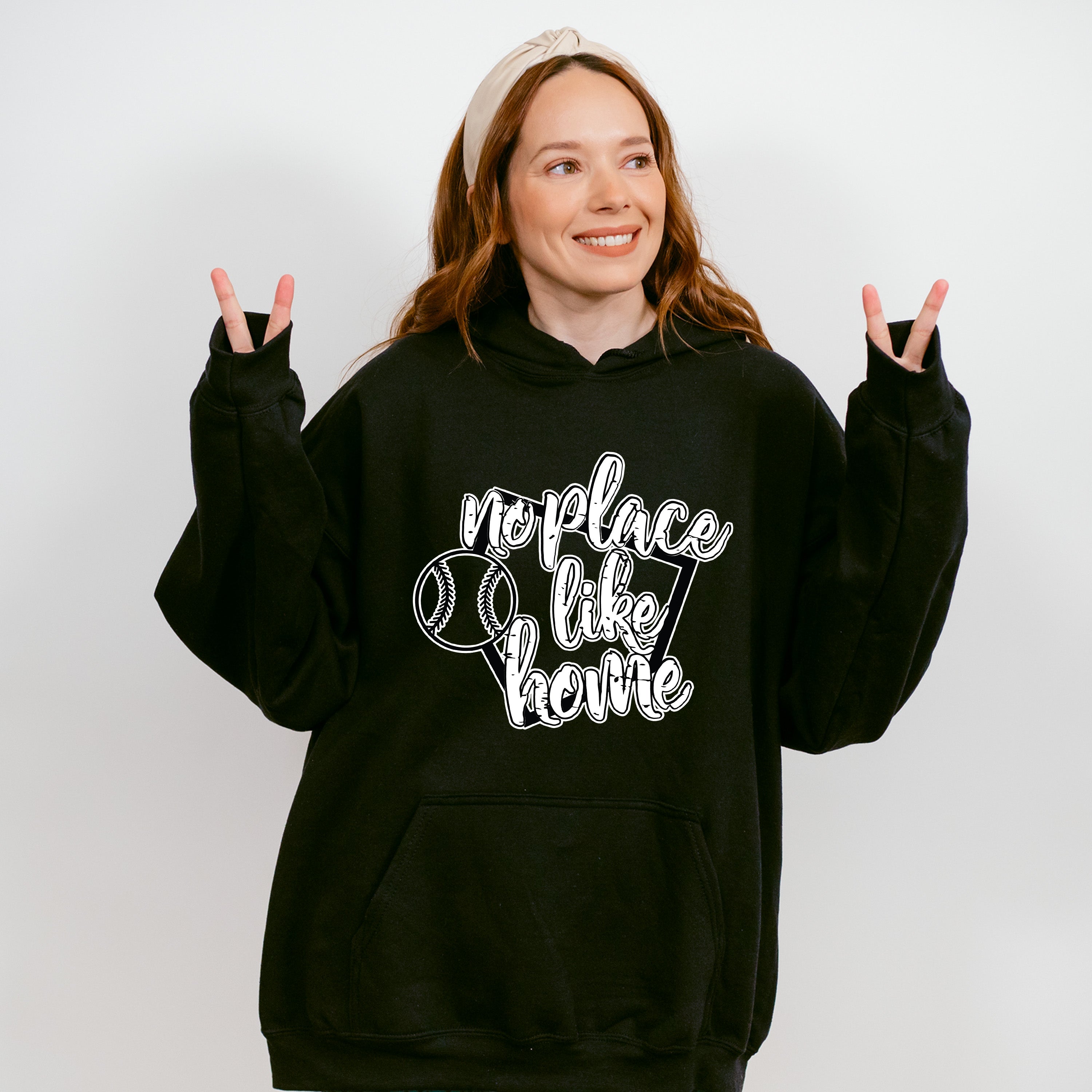No Place Like Home - Softball Unisex Crewneck T-Shirt Sweatshirt Hoodie